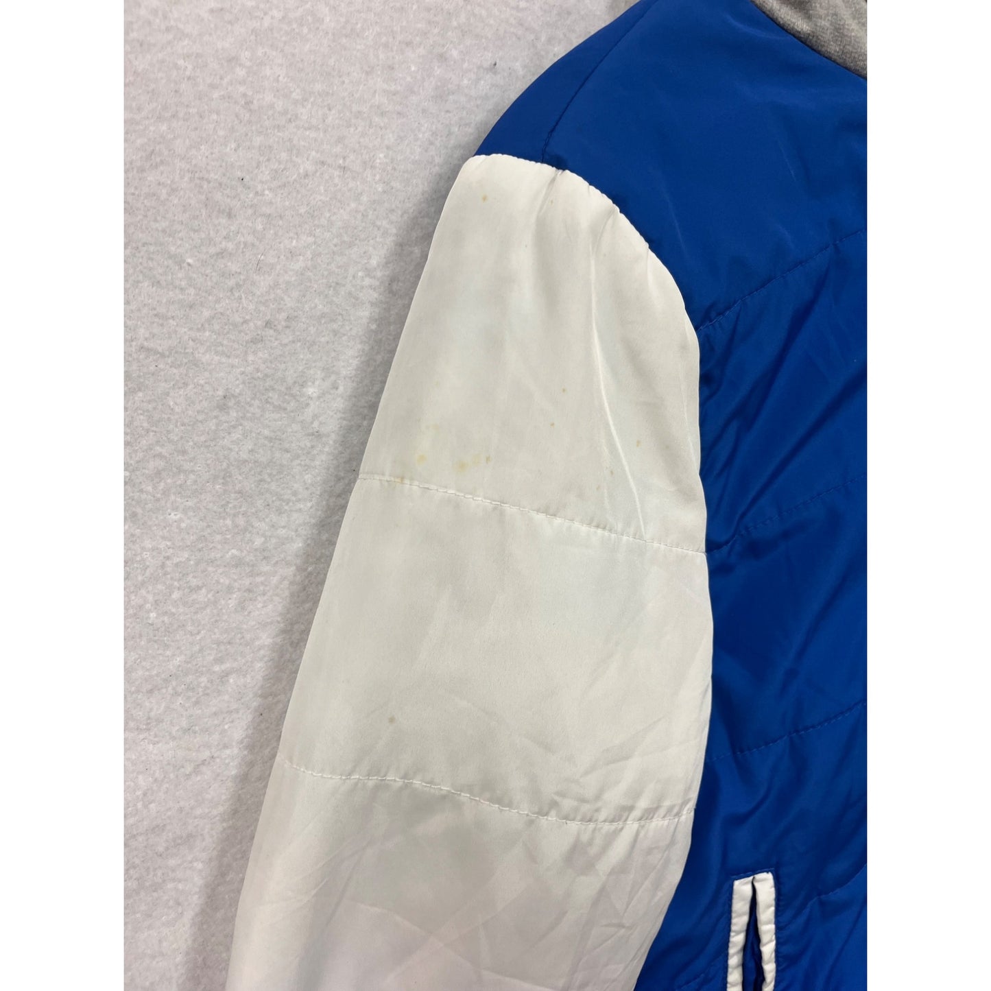 Love Tree Womens Blue & White Varsity Jacket #8418