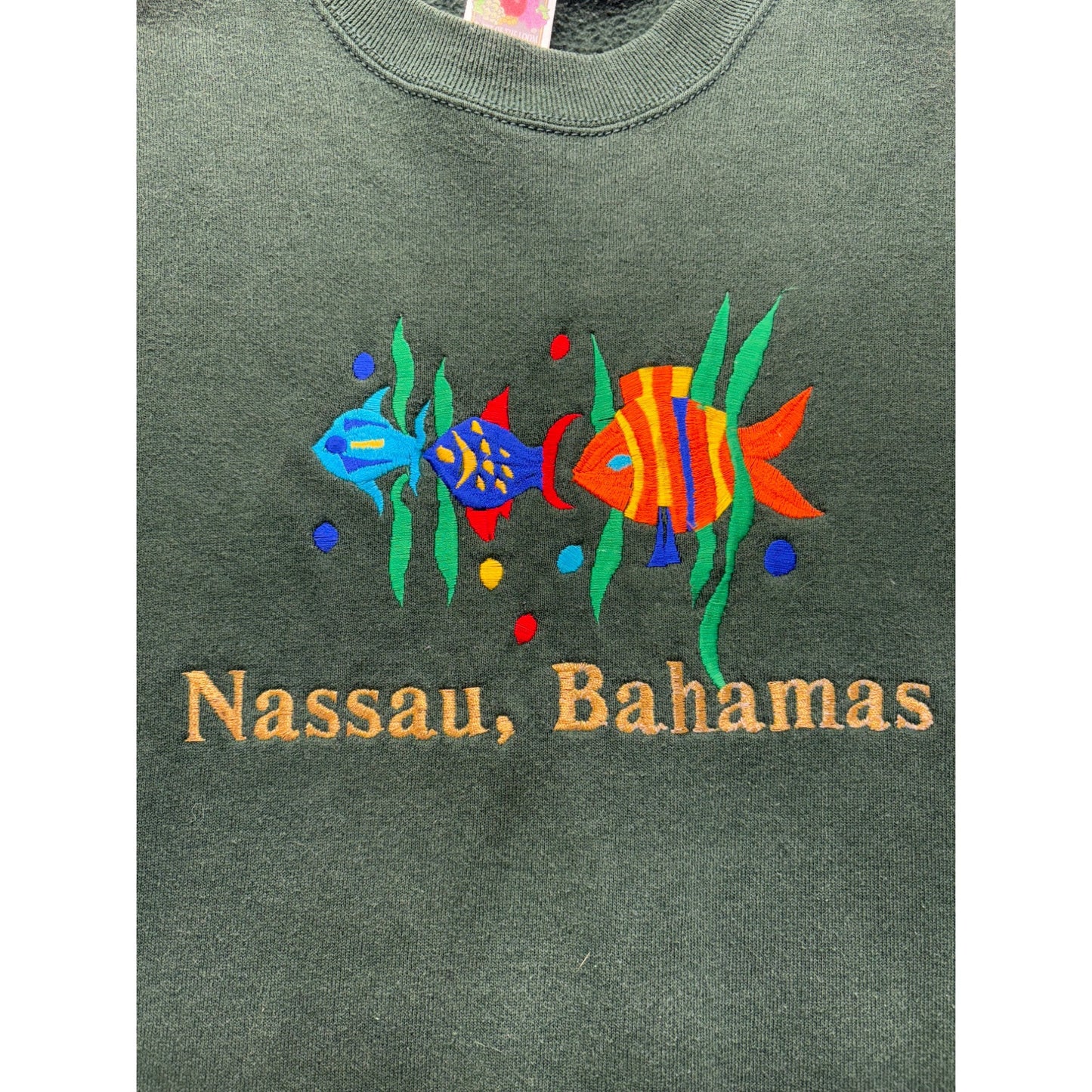 Vintage Fruit Of The Loom Nassau Bahamas Sweatshirt #7588
