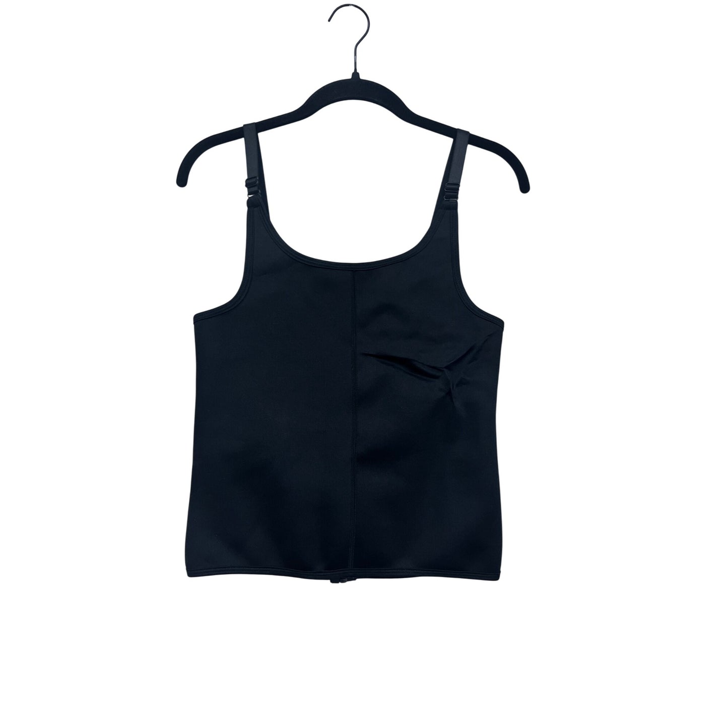 Waist Trainer Shapewear Corset Tank Top With Adjustable Straps & Front Zipper Medium Size #374A