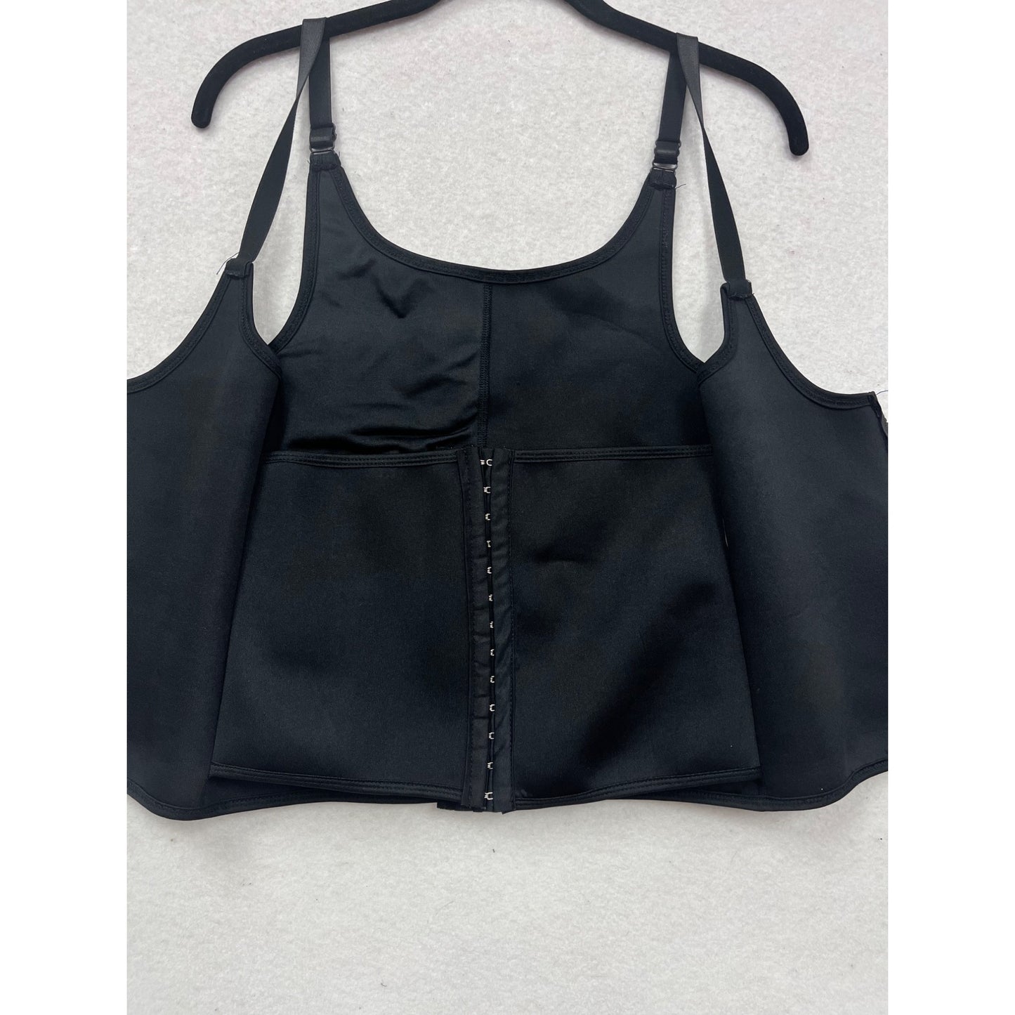 Waist Trainer Shapewear Corset Tank Top With Adjustable Straps & Front Zipper Medium Size #374A