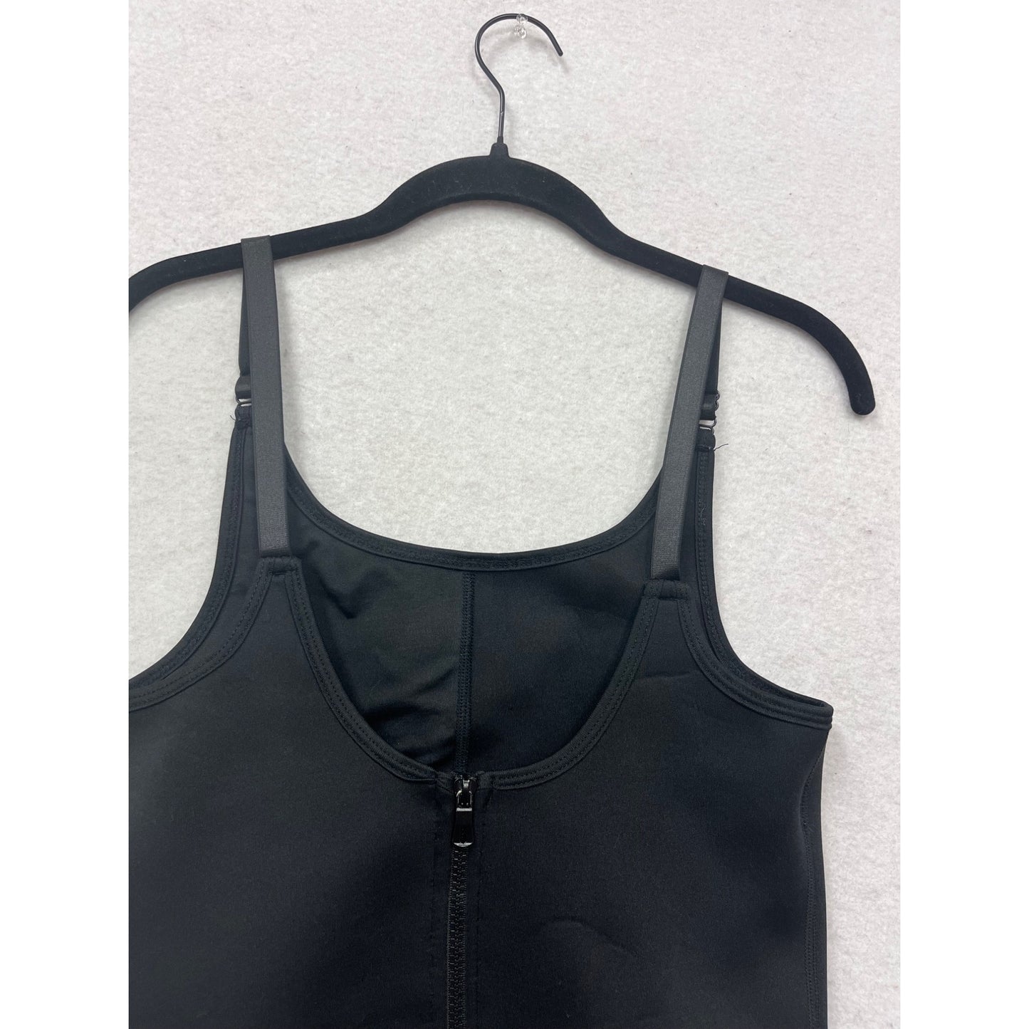 Waist Trainer Shapewear Corset Tank Top With Adjustable Straps & Front Zipper Medium Size #374A