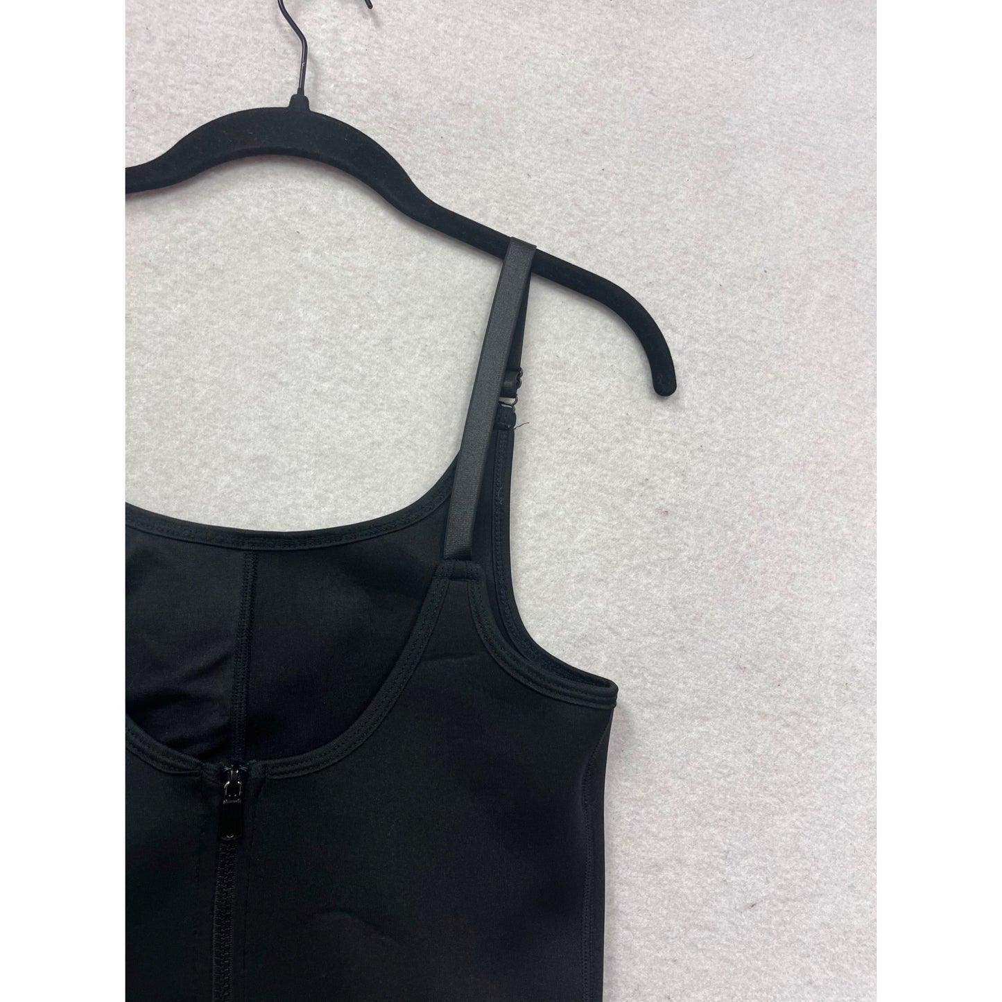 Waist Trainer Shapewear Corset Tank Top With Adjustable Straps & Front Zipper Medium Size #374A