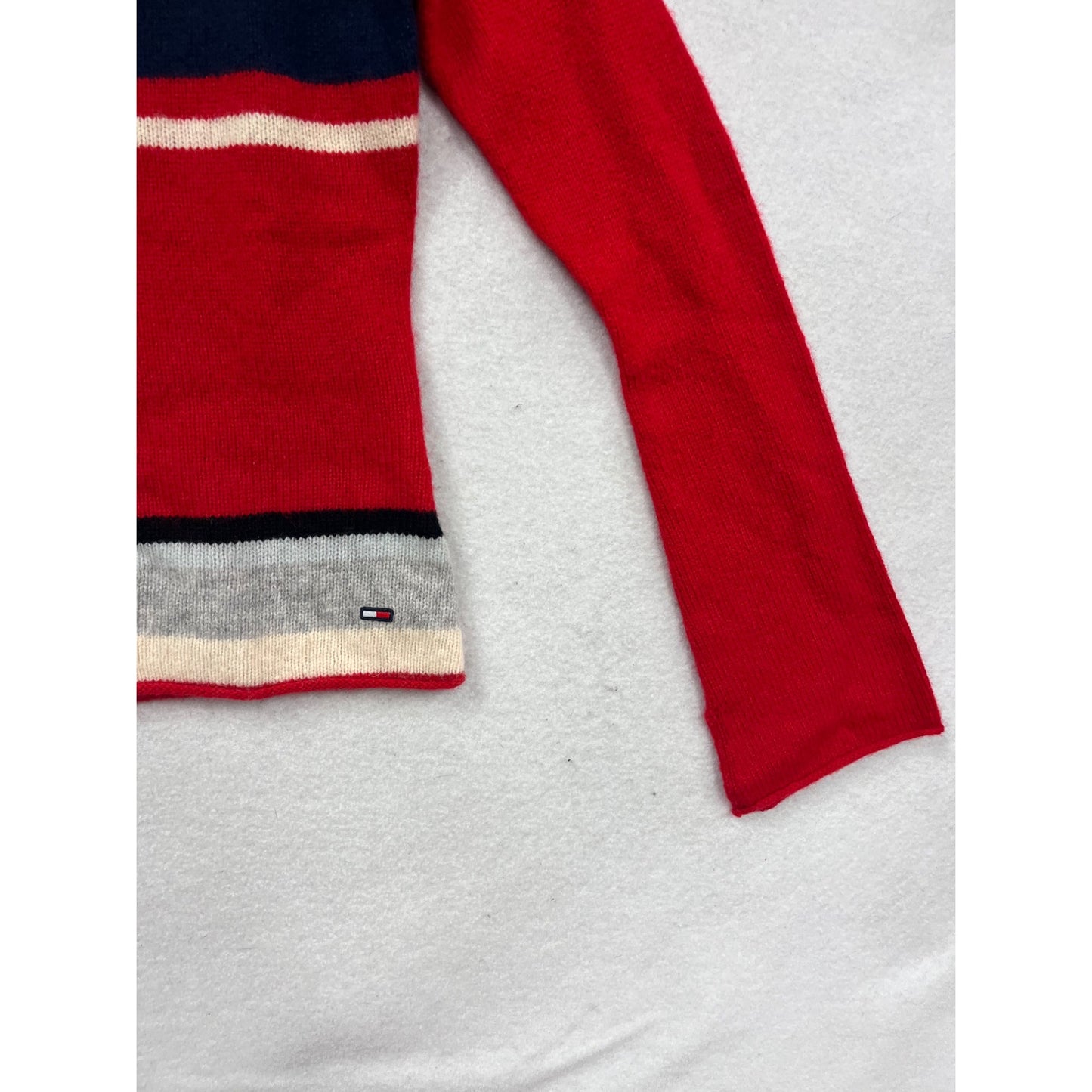 Tommy Jeans Womens Striped Long Sleeve Sweater S #742A