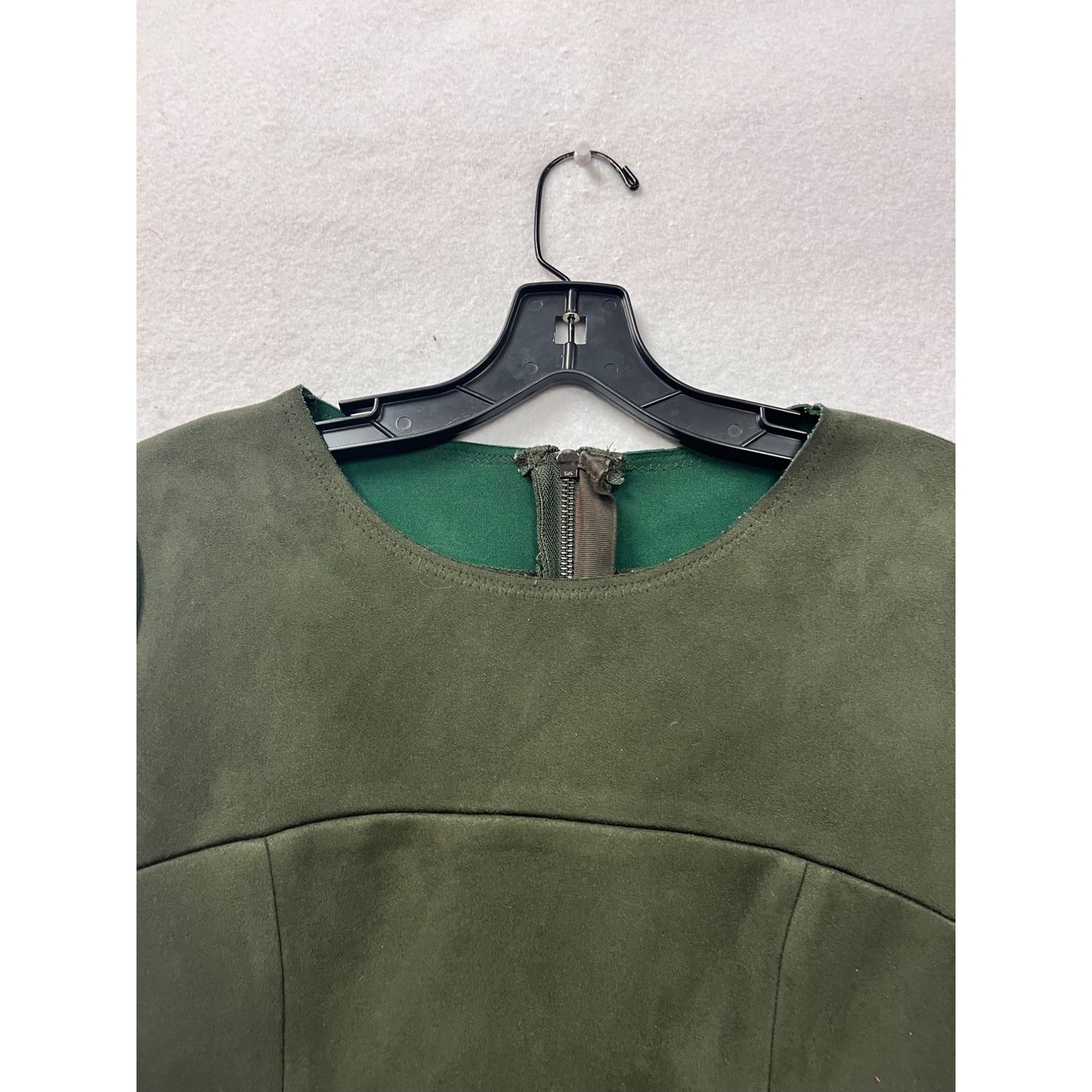 Frnch Womens Short Sleeve Green Dress Size M #8367