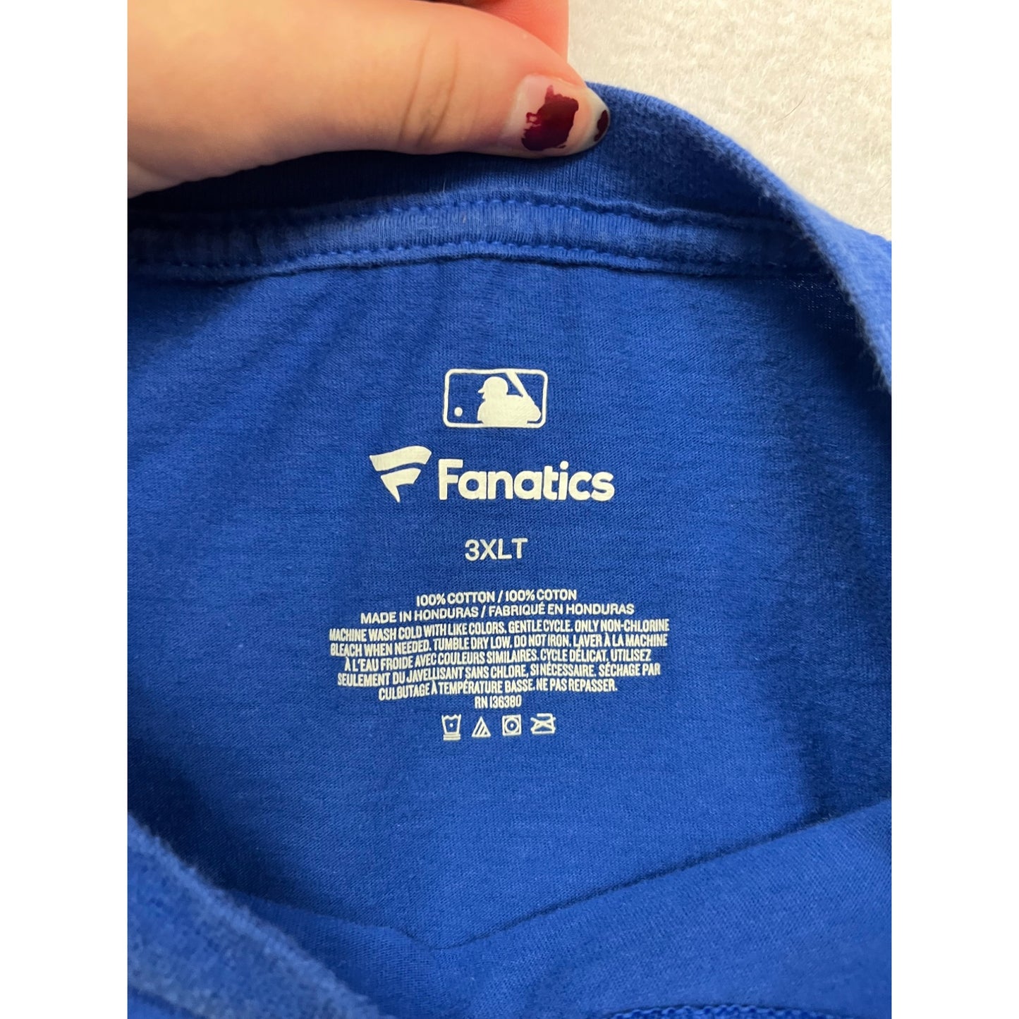 Seattle Mariners Fanatics Mens 3XLT Blue T-Shirt #6358