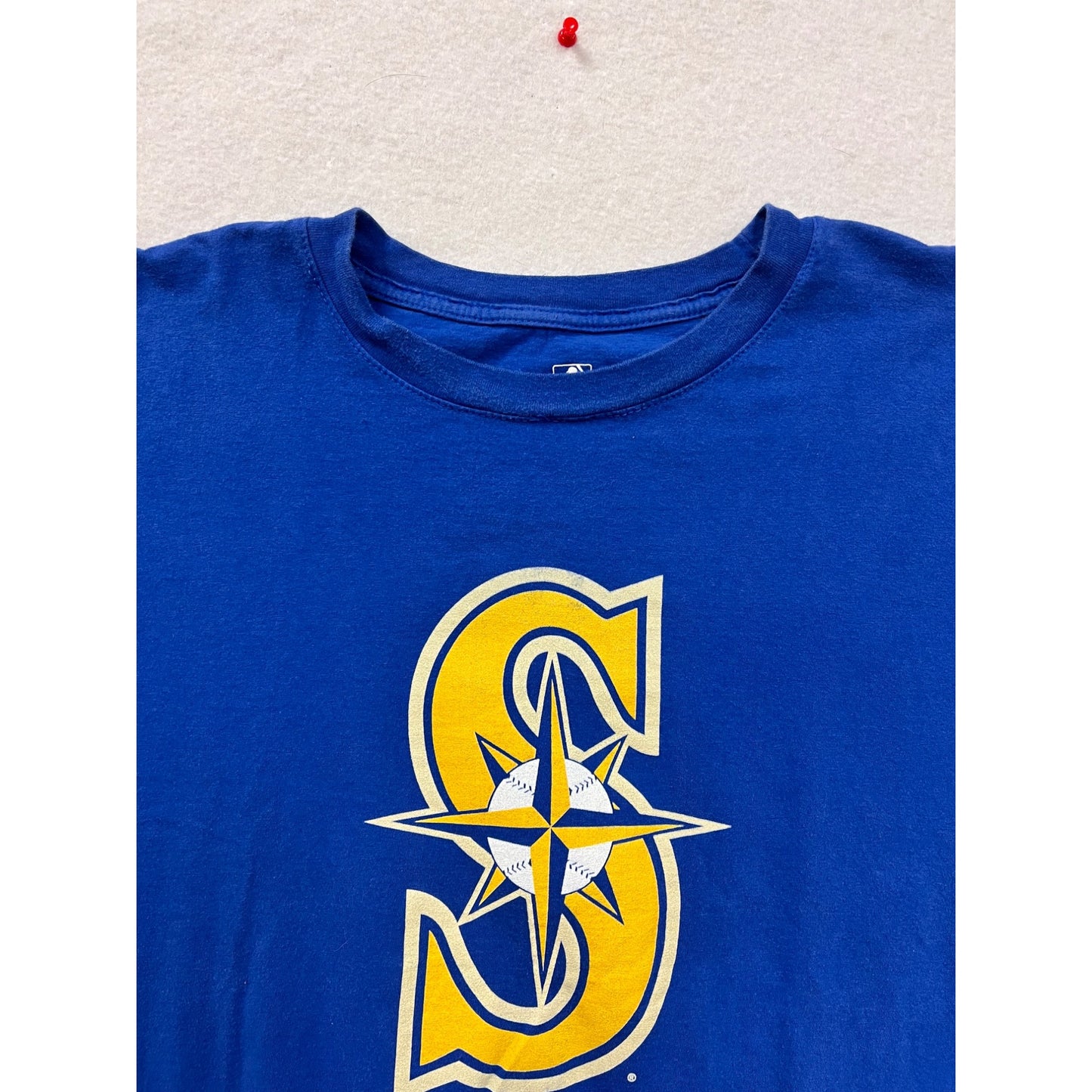 Seattle Mariners Fanatics Mens 3XLT Blue T-Shirt #6358