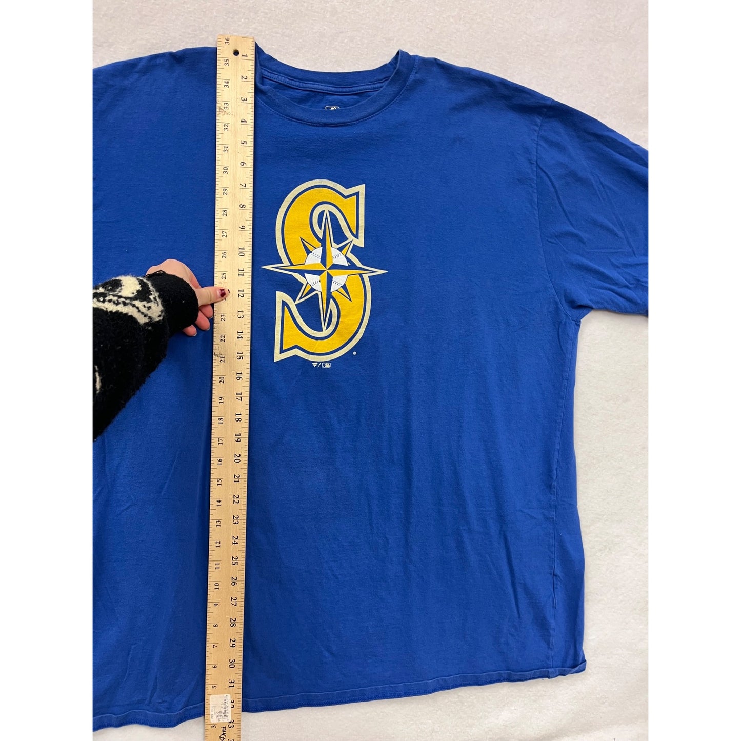 Seattle Mariners Fanatics Mens 3XLT Blue T-Shirt #6358