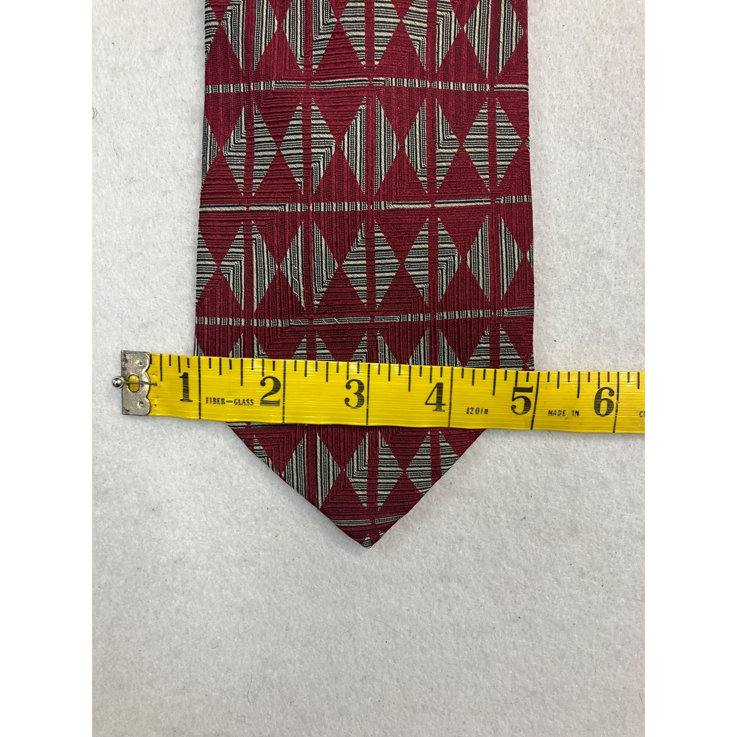 Red Pattern Tie #2697