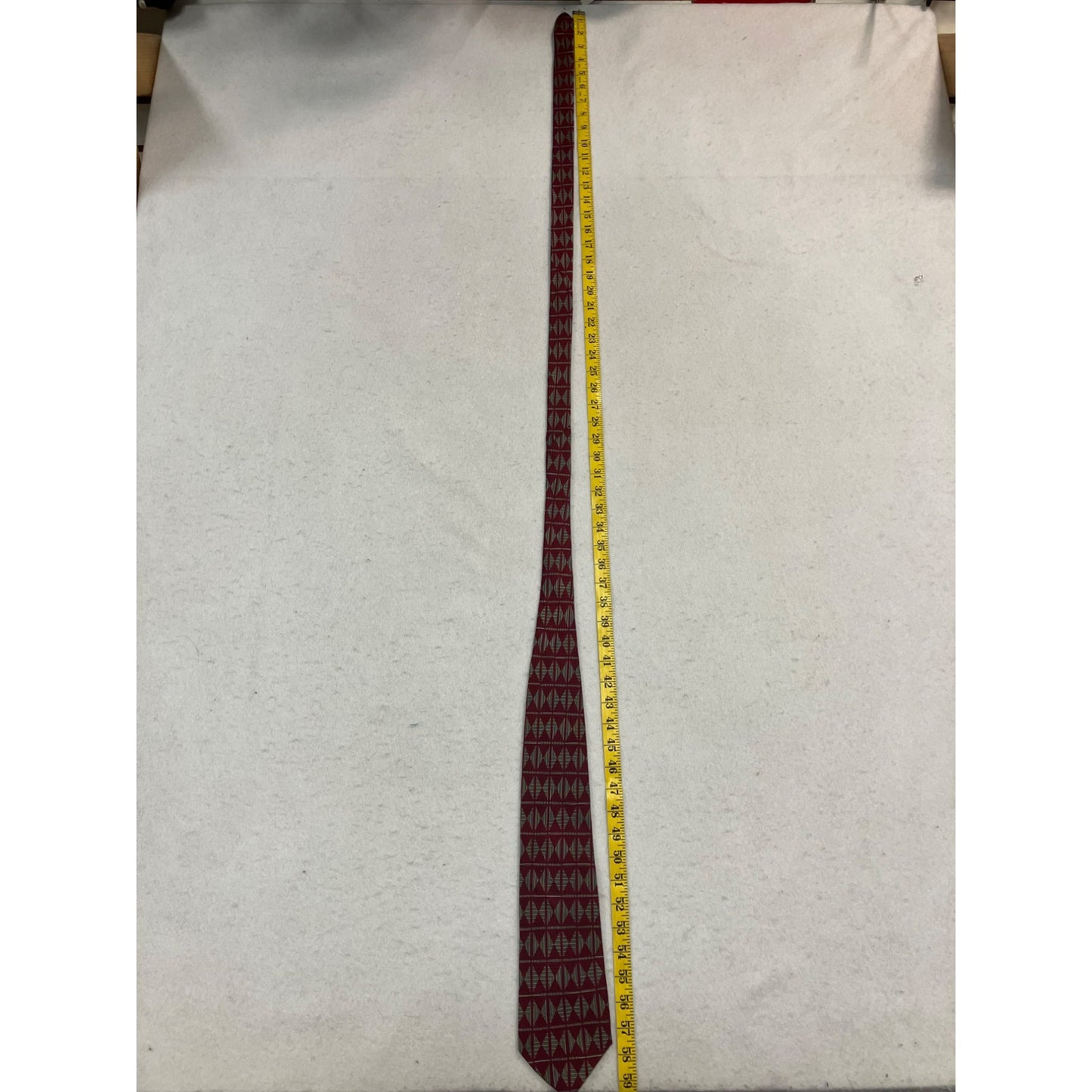 Red Pattern Tie #2697