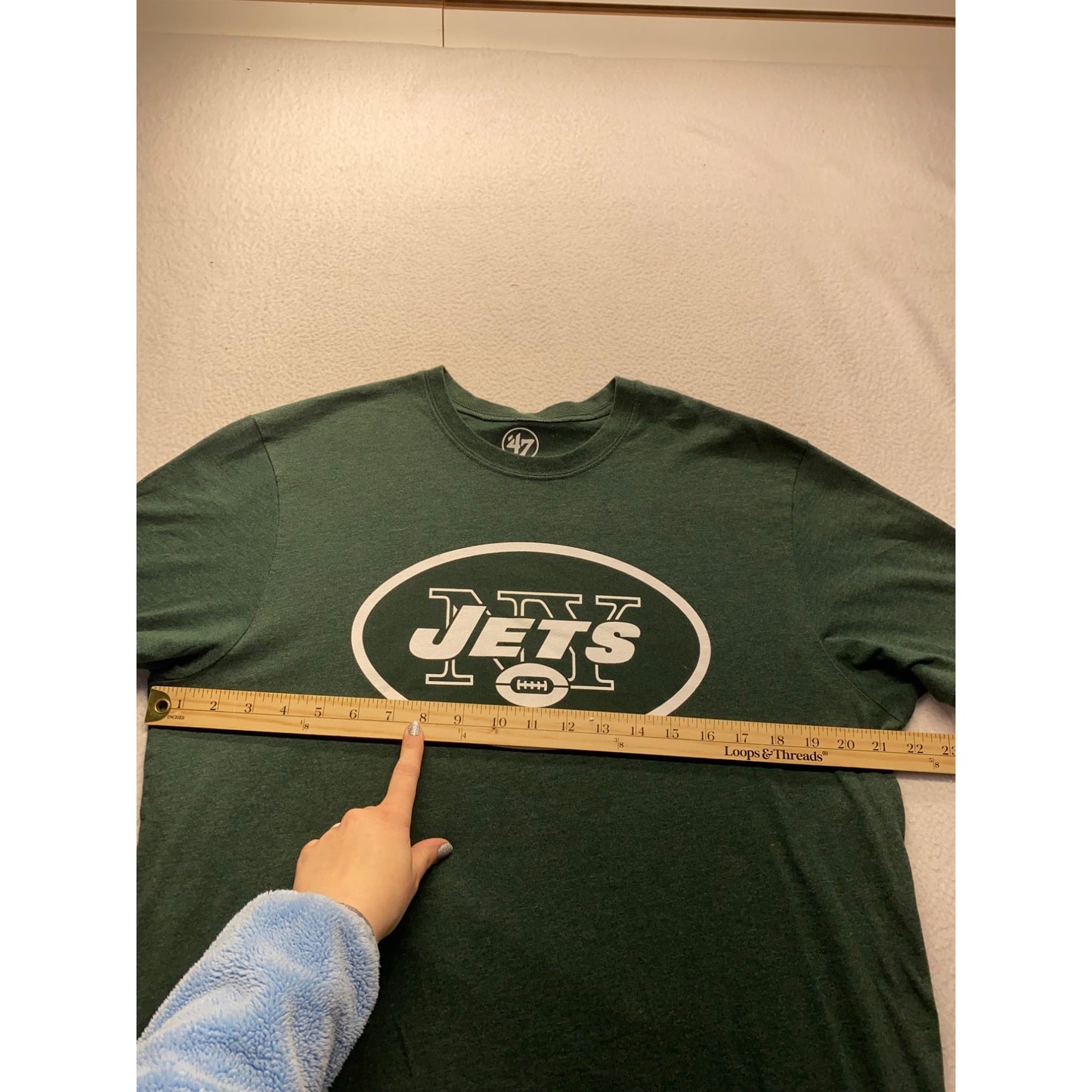 New York Jets 47 Brand XL Green T-Shirt Cotton/Polyester Blend #7141
