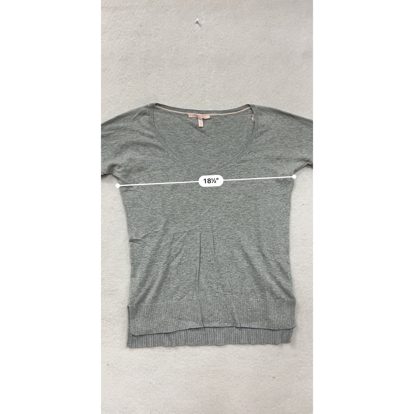 Victorias Secret Gray Lightweight Sweater S/P #8866