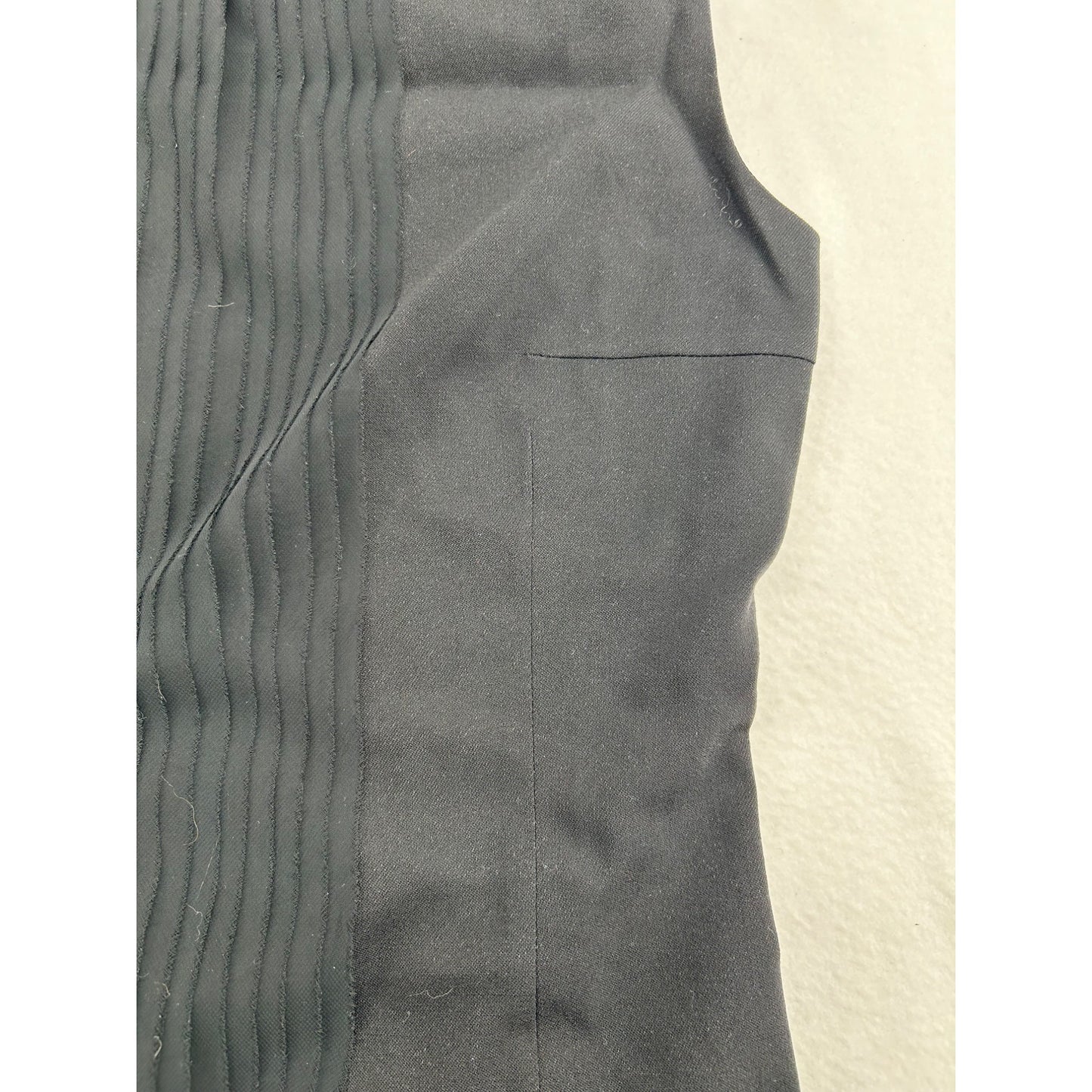 Akris Punto Sleeveless Black Textured Sheath Dress With Side Zipper & Slit #6470