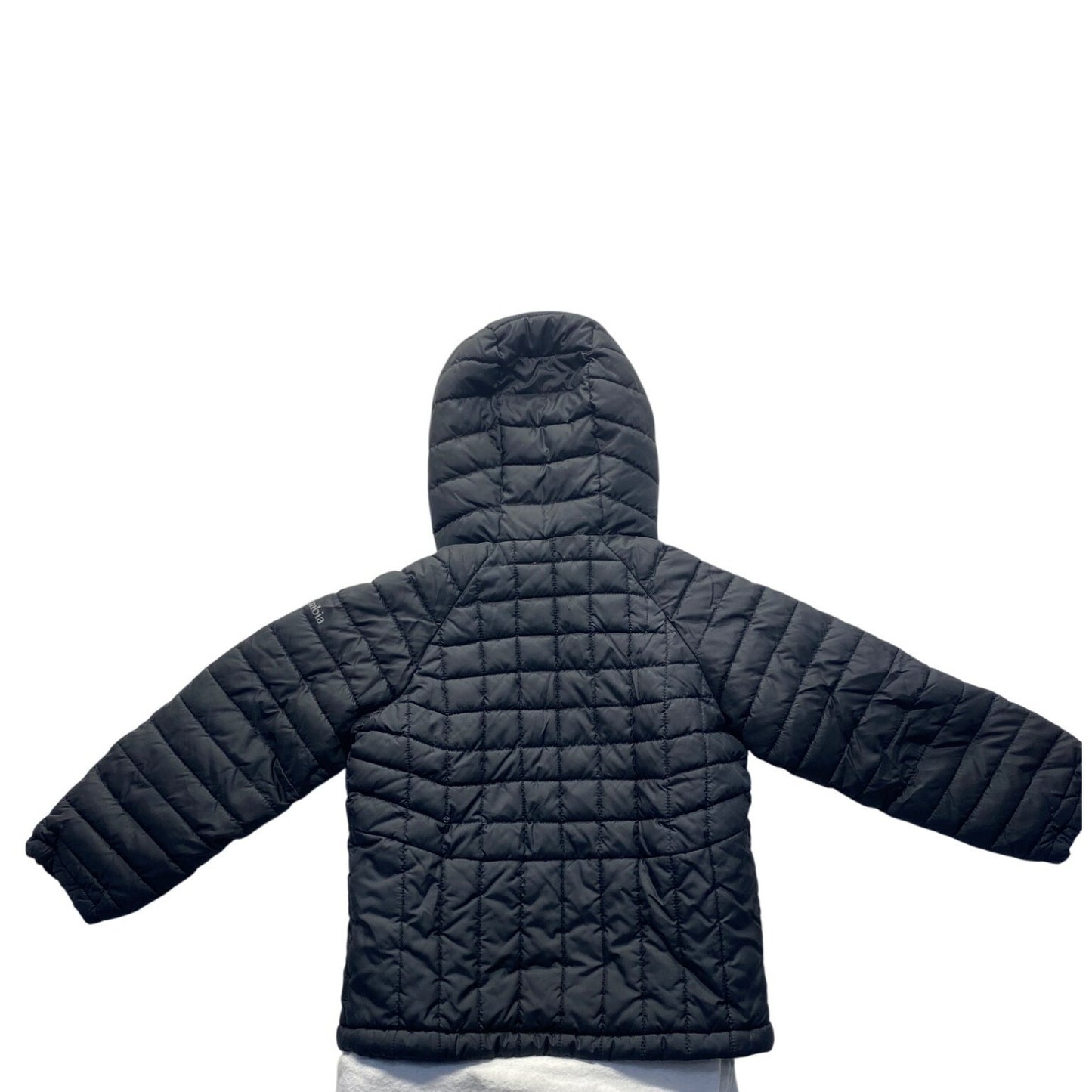 Columbia Kids Black Hooded Puffer Jacket XXS #5894