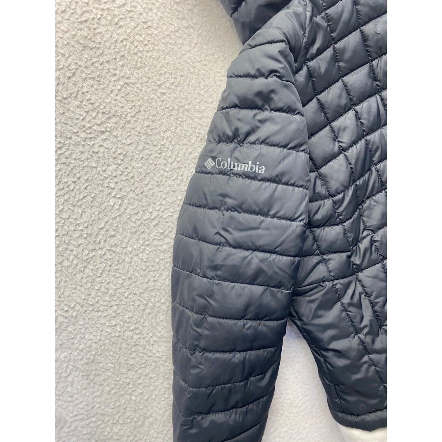 Columbia Kids Black Hooded Puffer Jacket XXS #5894