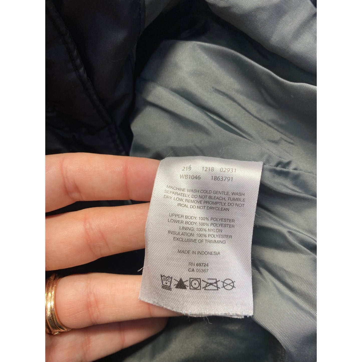Columbia Kids Black Hooded Puffer Jacket XXS #5894