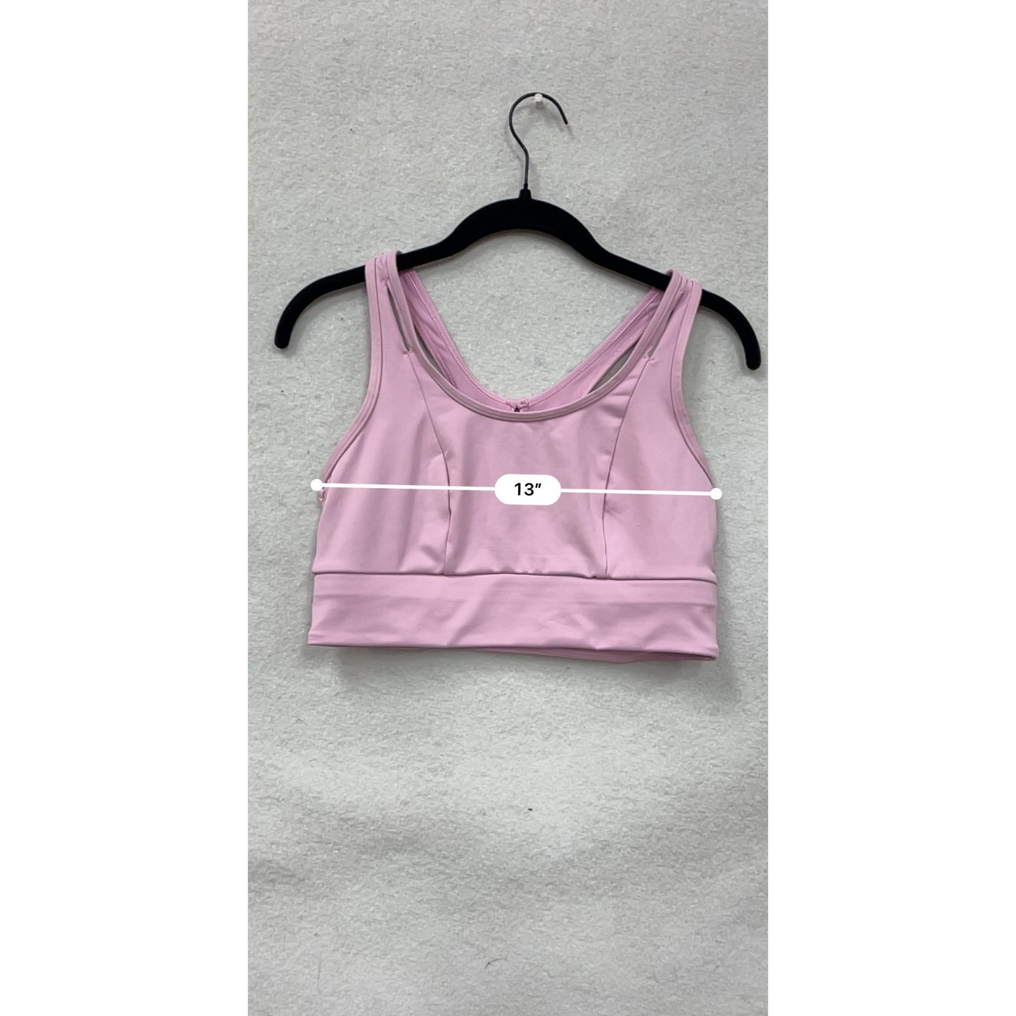 Prana Womens Medium Pink Racerback Sports Bra #8058