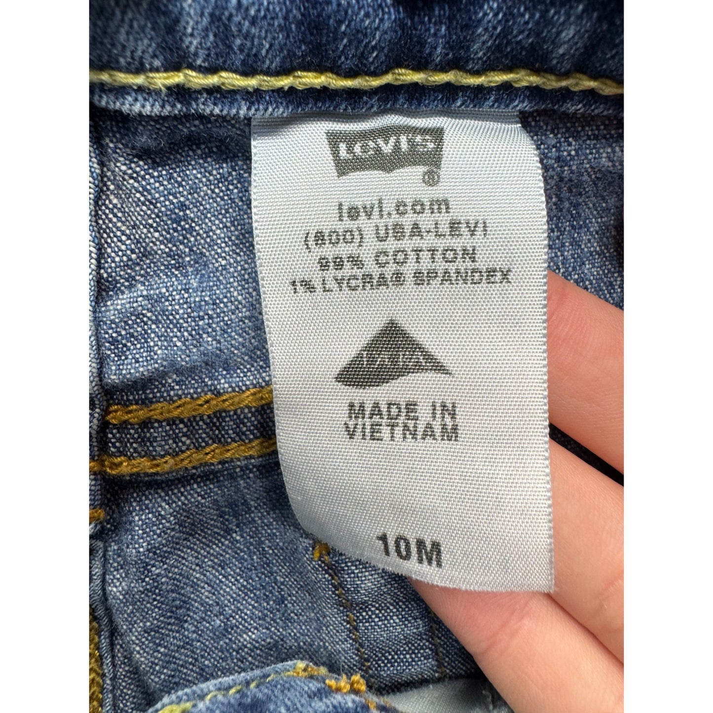 Levis 515 Bootcut Jeans Size 10M Denim #7928