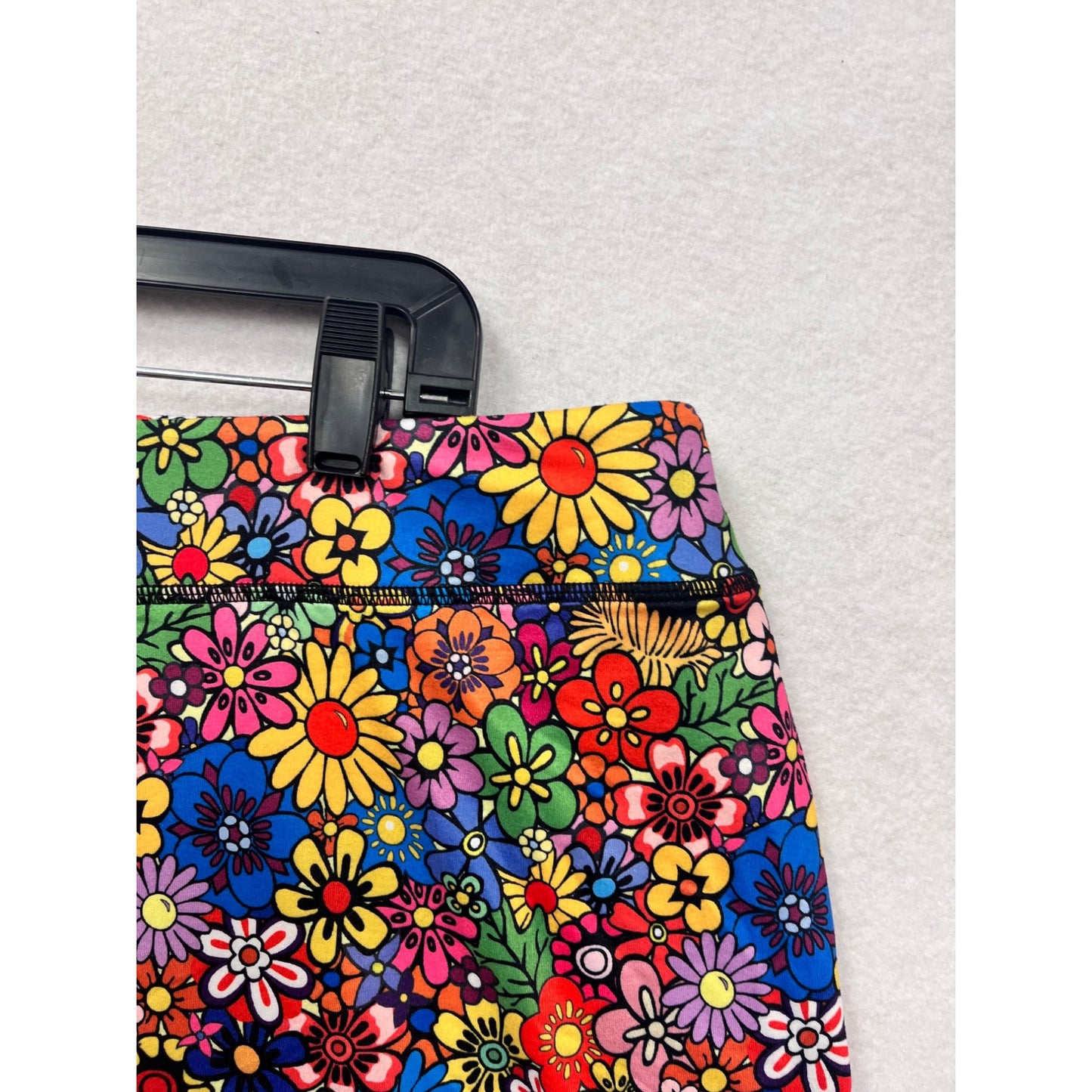Floral Print Womens Skort 3XL Kimmery Colorful Stretchy Pull-On Casual Fit #6778