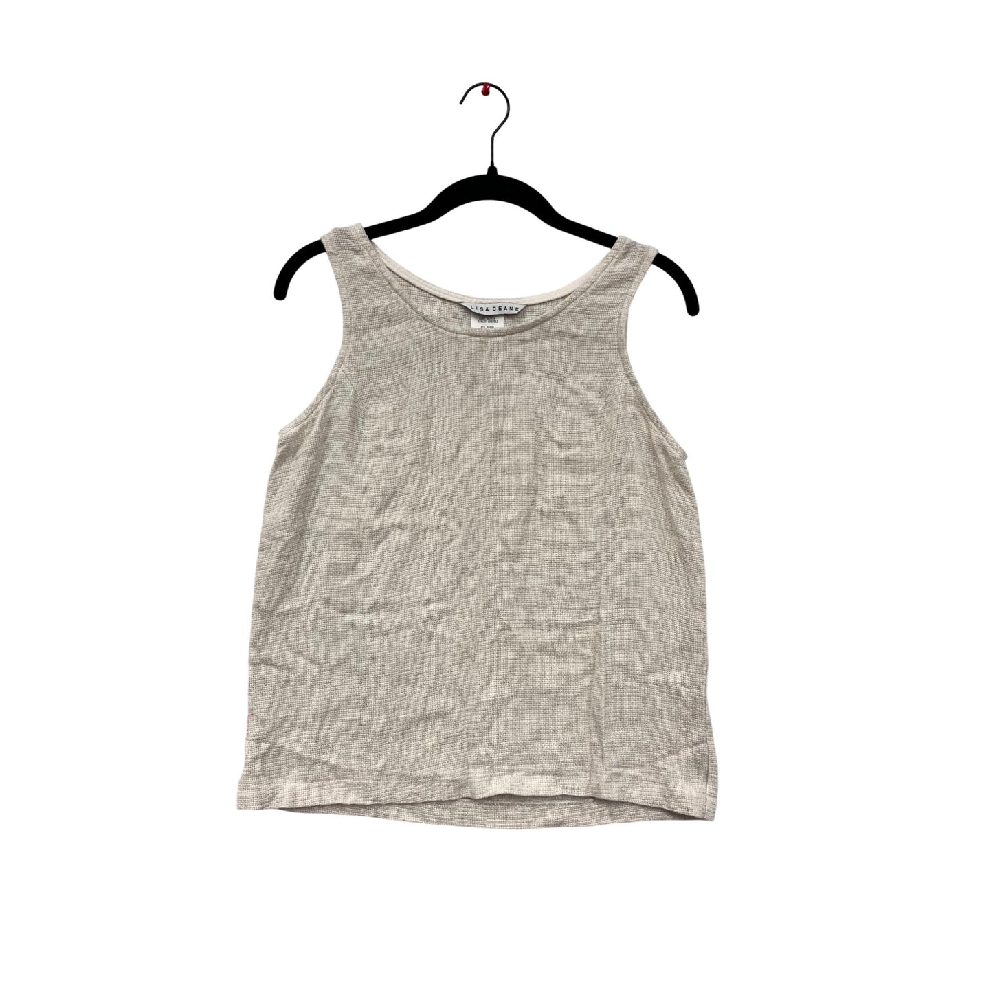 Vintage Lisa Deane Womens Medium Linen TankTop #6351