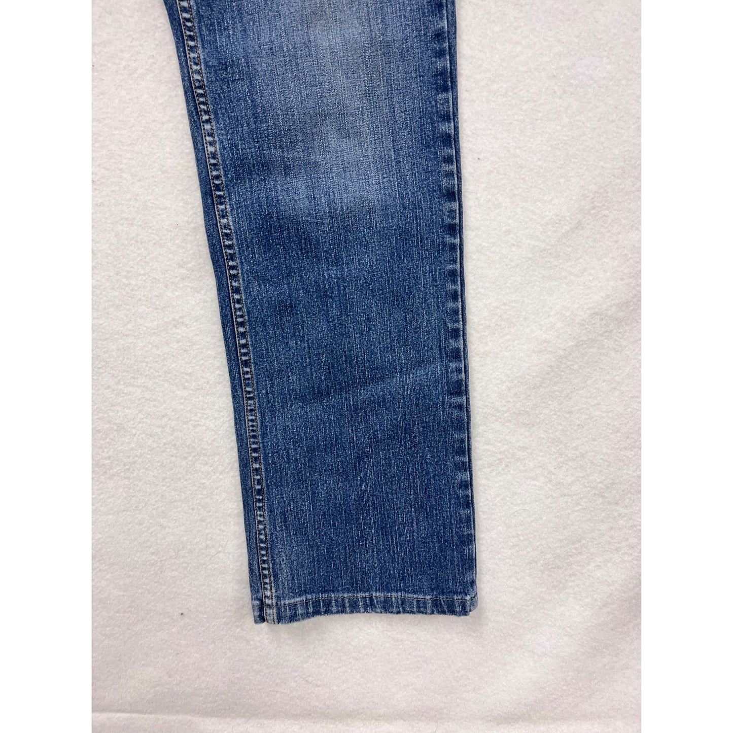 L.L.Bean Womens 10T Straight-Leg Blue Denim Jeans #8053