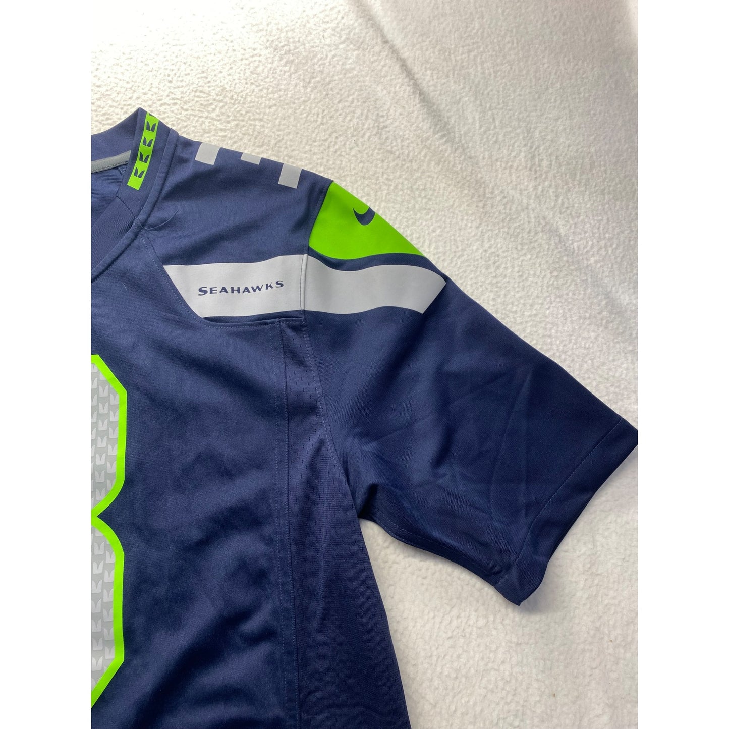 Nike NFL Seattle Seahawks Russell Wilson On Field Jersey #5868