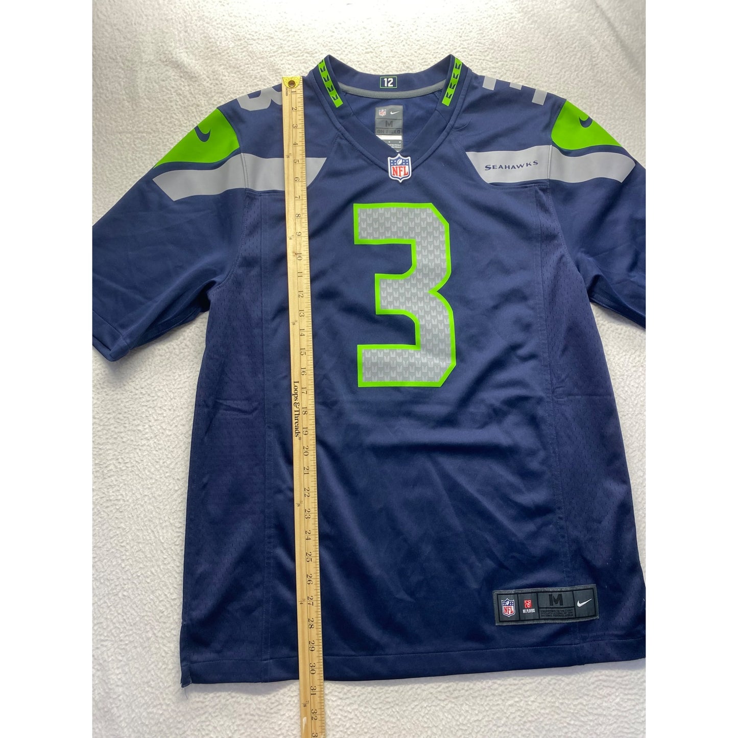 Nike NFL Seattle Seahawks Russell Wilson On Field Jersey #5868