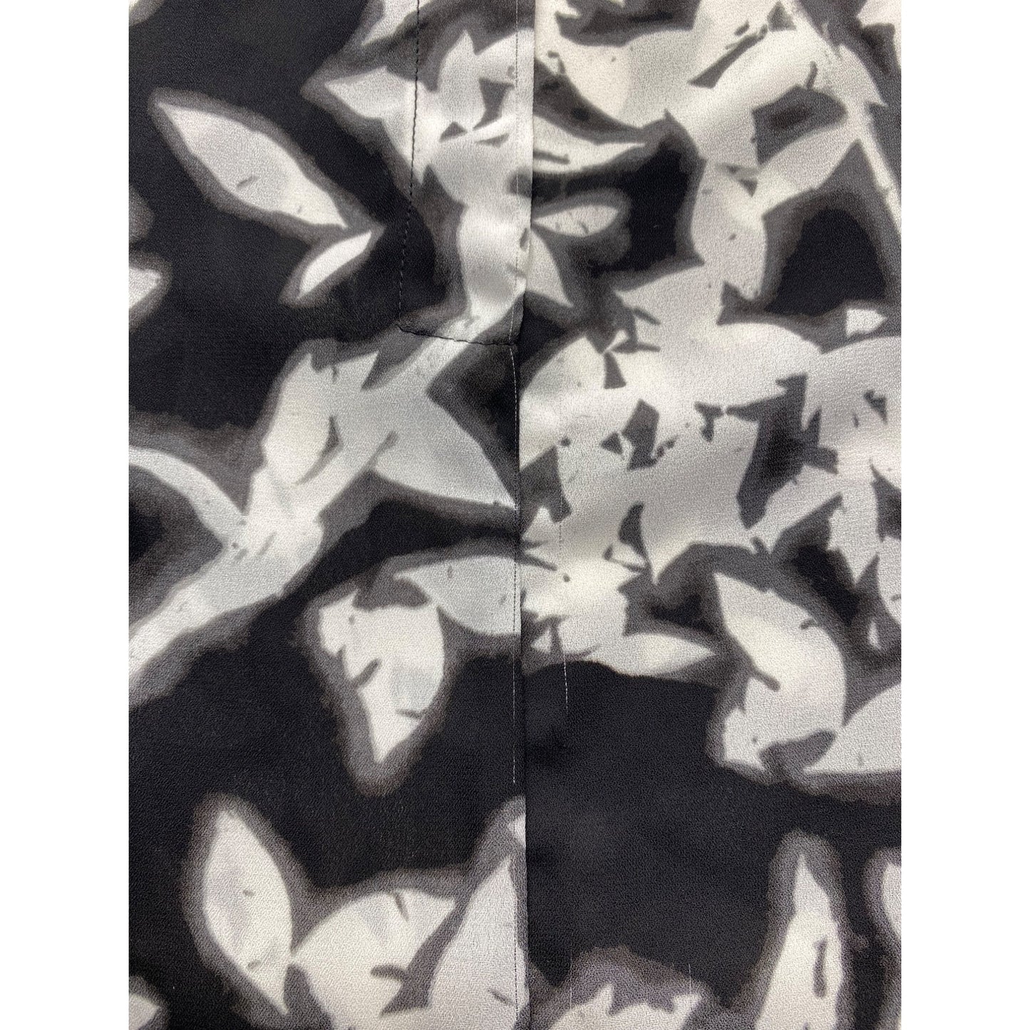 Mercer & Madison Womens Black & White Floral Sleeveless Blouse #7319