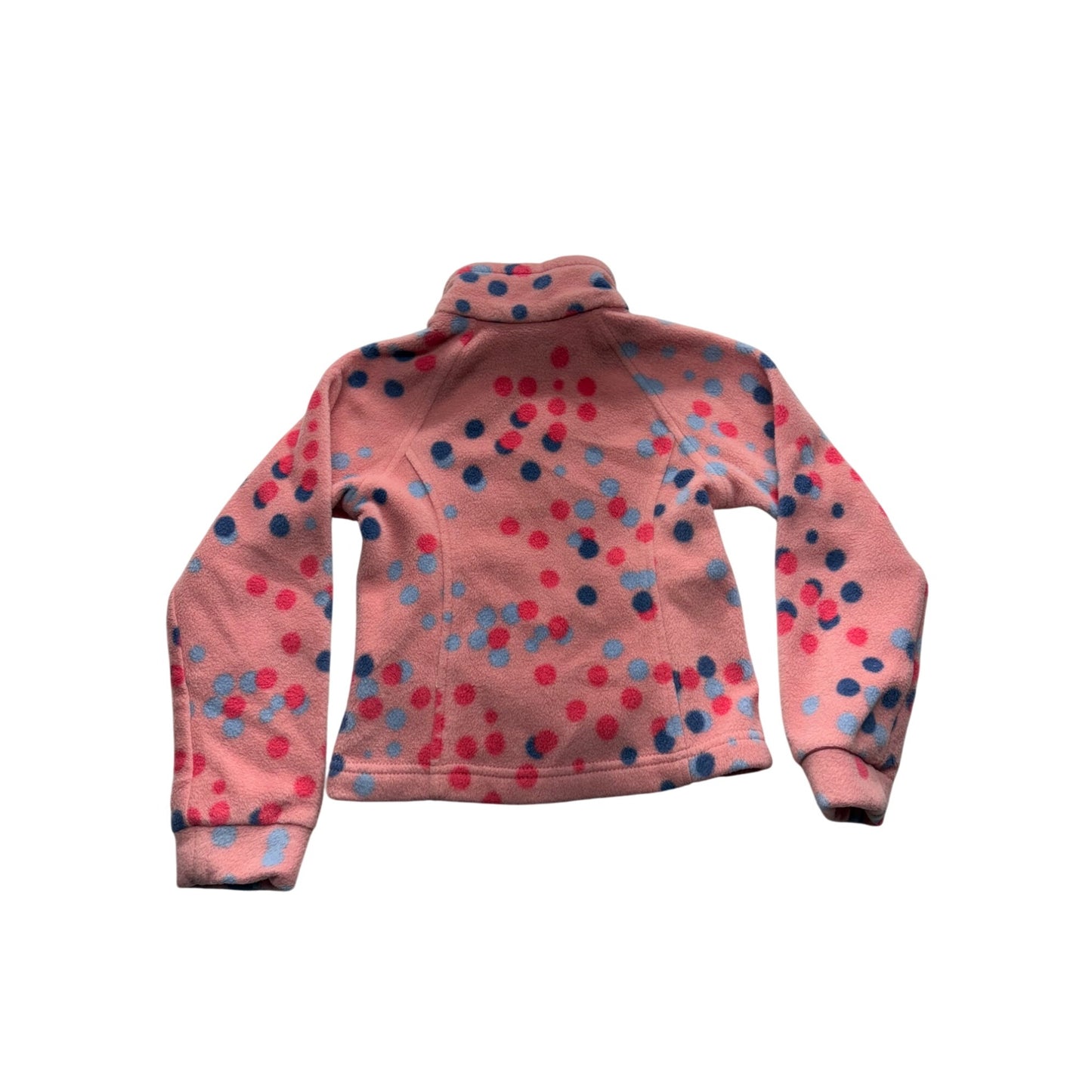 Columbia Pink Polka Dot Fleece Jacket for girls #7537