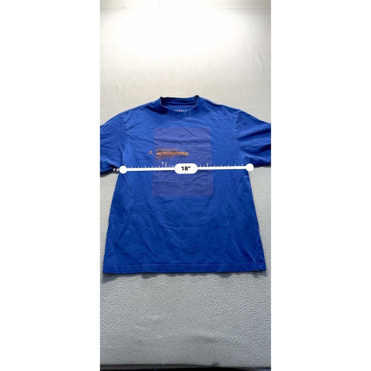 Mens Jordan 23 Engineered Blue Graphic T-Shirt M Cotton #9529