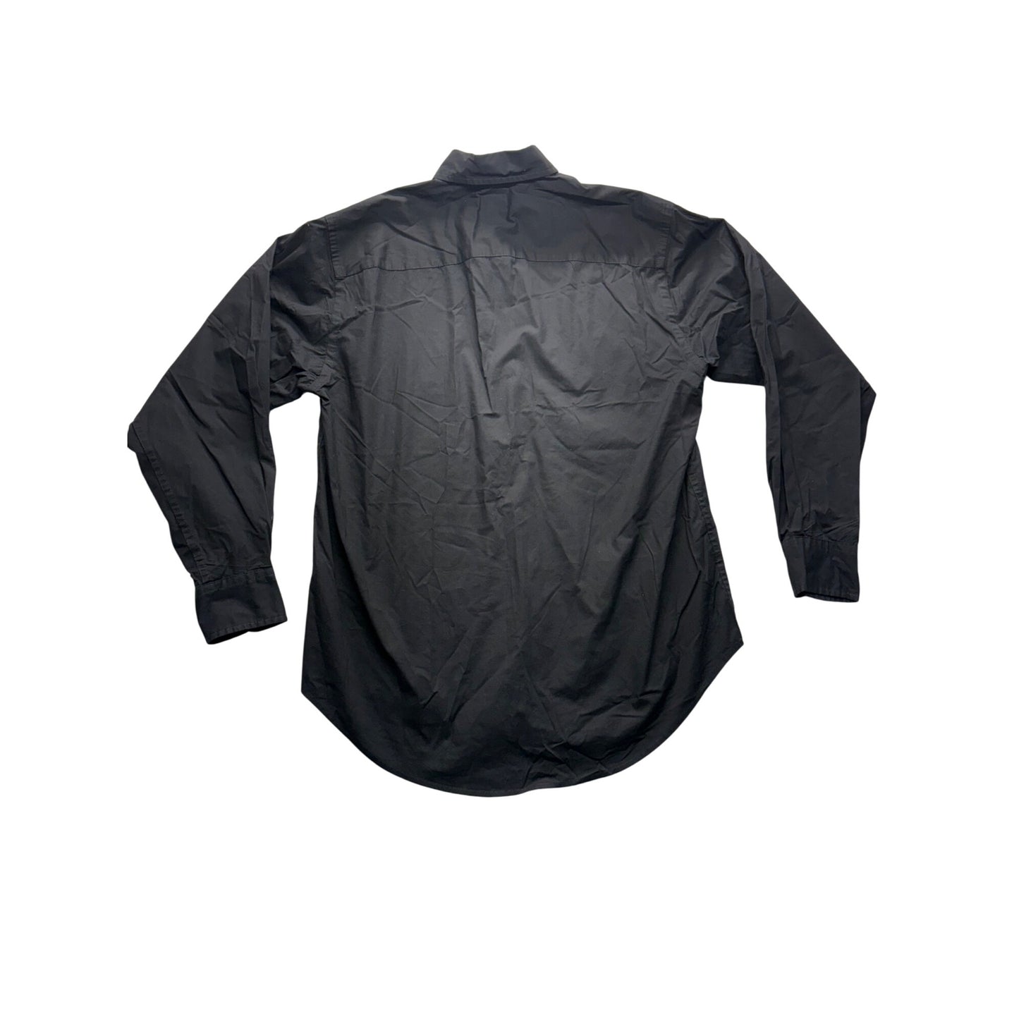 Gap Mens Black Long-Sleeve Button-Up Shirt XS #7630