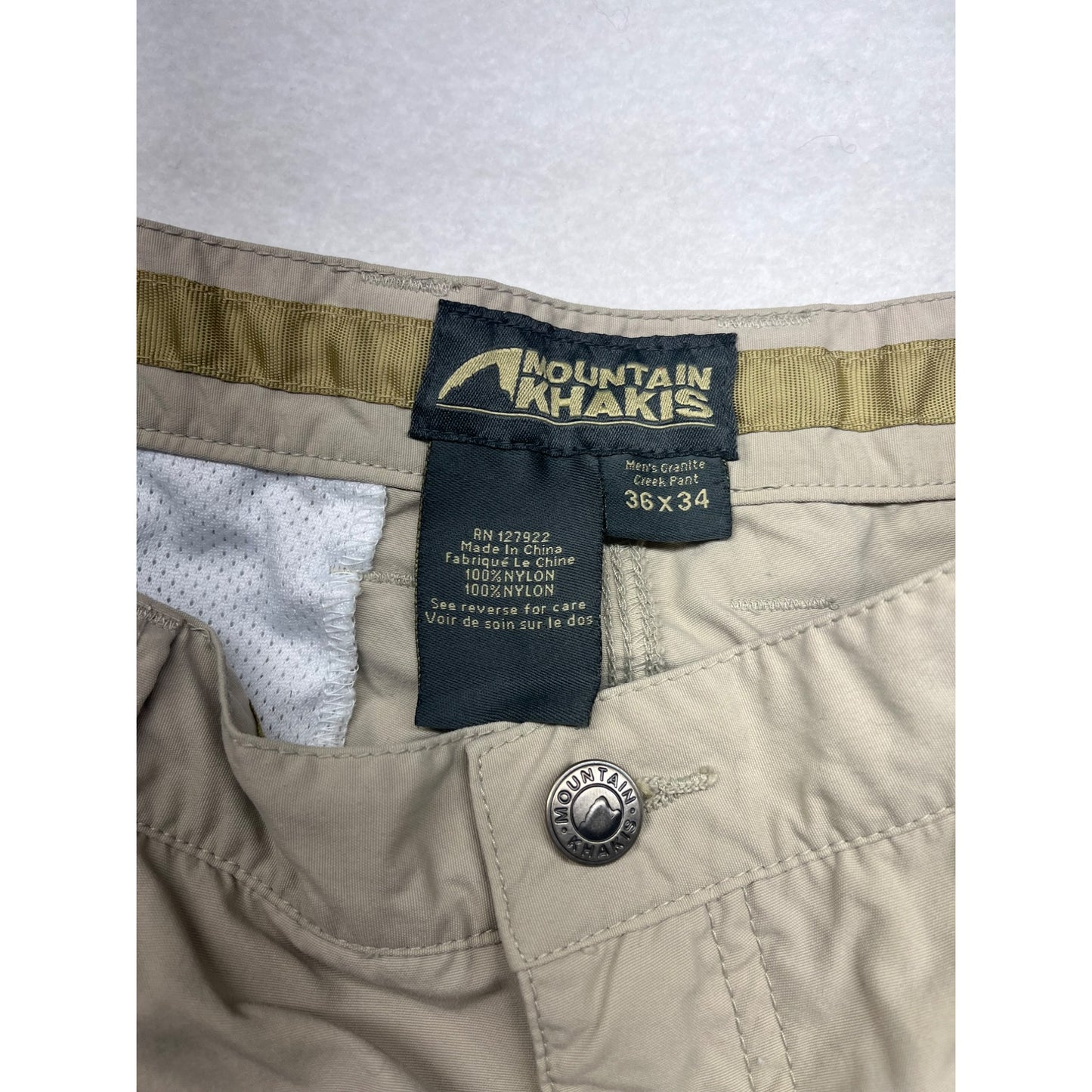 Men’s Mountain Khakis Classic Fit Canvas 5 Pocket Hiking Pants #2975