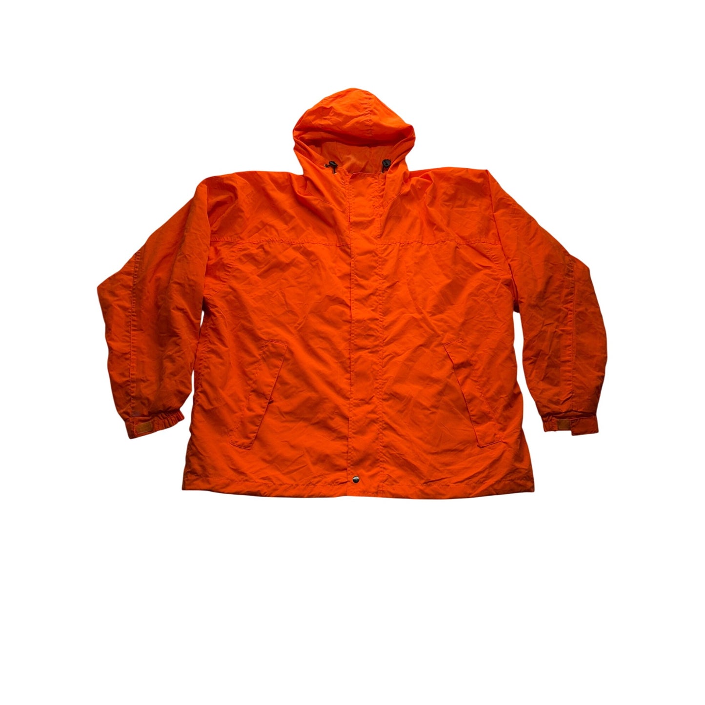 Hunters Advantage XL Bright Orange Hooded Windbreaker Jacket #7560