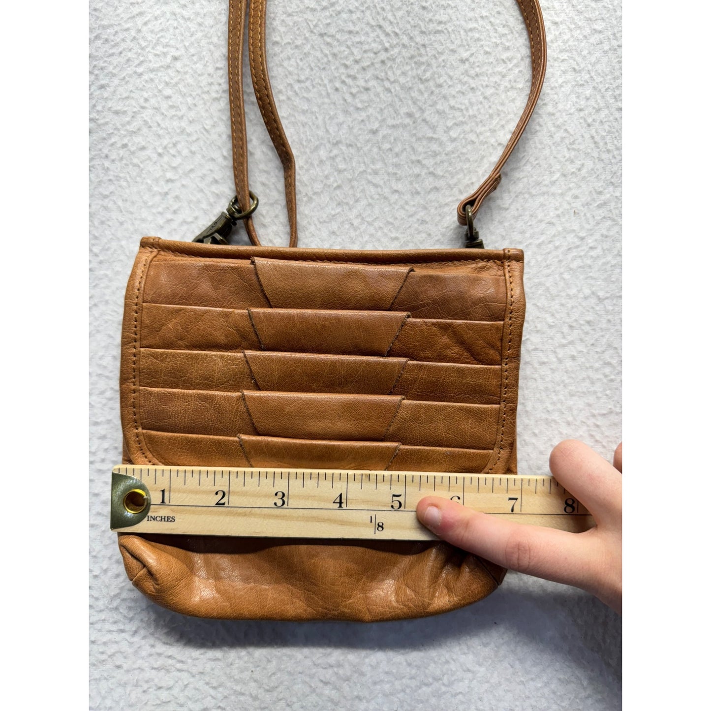 Day + Mood Leather Crossbody Bag #5615