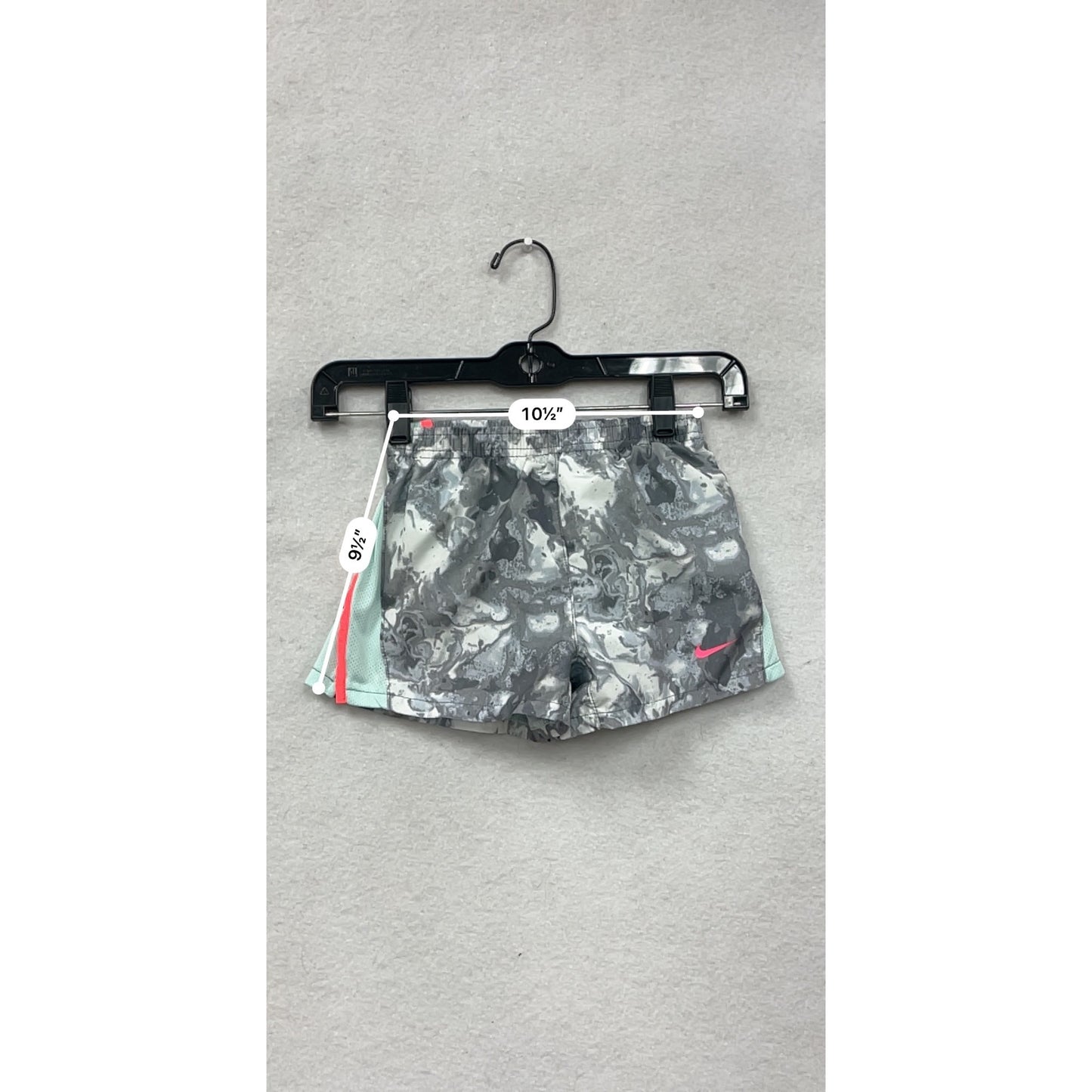 Nike Dri-Fit Athletic Shorts Gray Marble Size 6 #8684