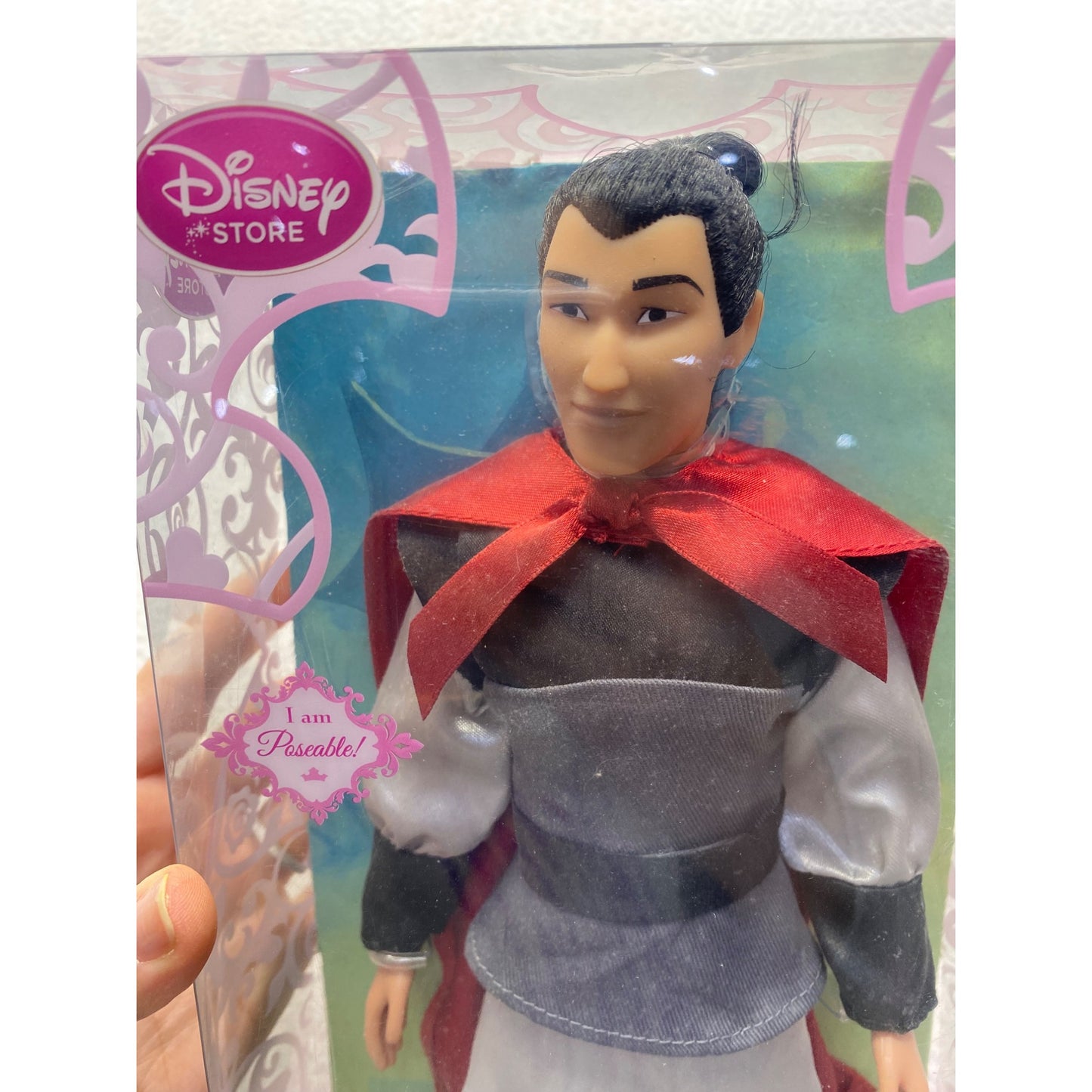 Disney Store Limited Edition Li Shang Doll In Original Box #7249