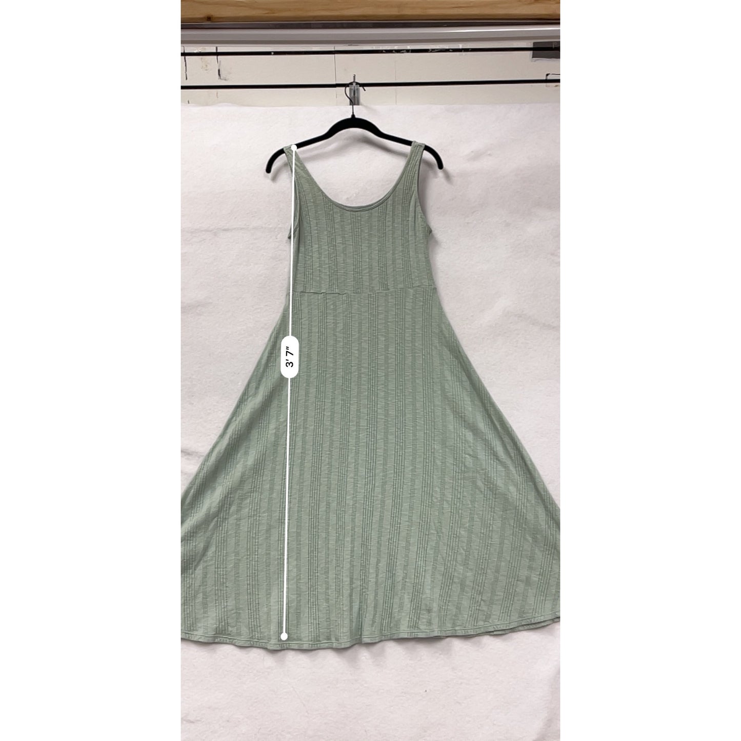 Carve Designs Womens Green Sleeveless Midi Dress S #8099