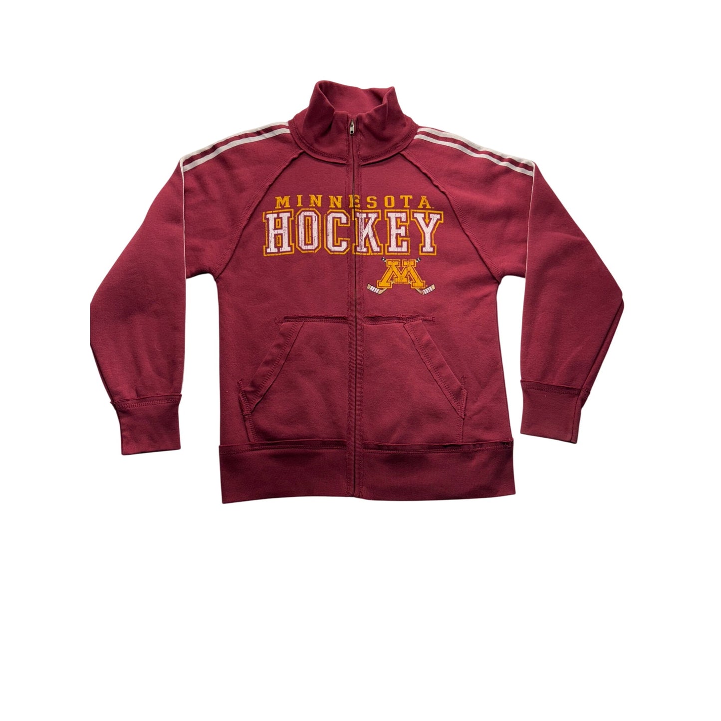 *NWT* Minnesota Hockey Maroon Full-Zip Sweatshirt #7486