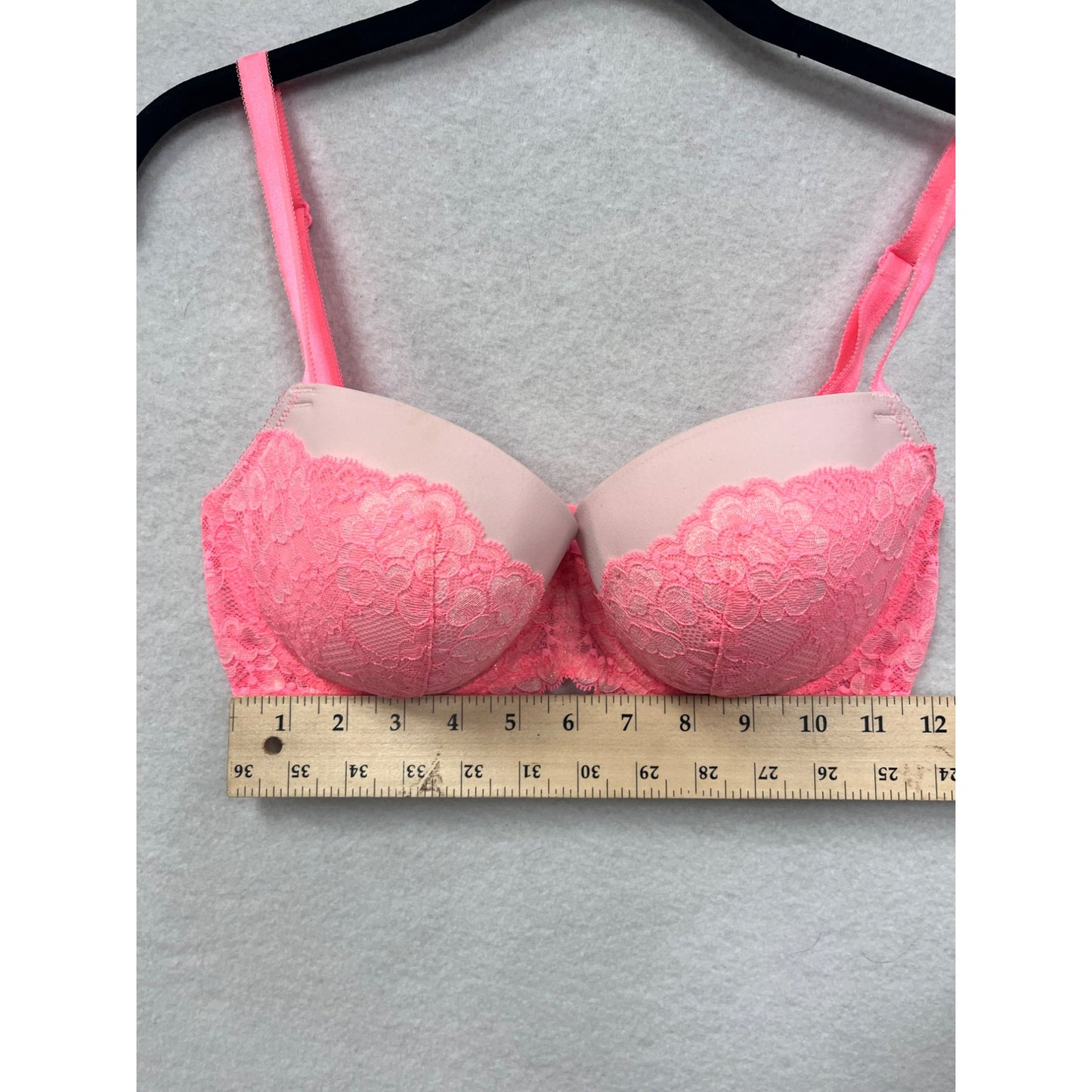Victorias Secret Pink Dream Angels Push-Up Bra 34DD #6271