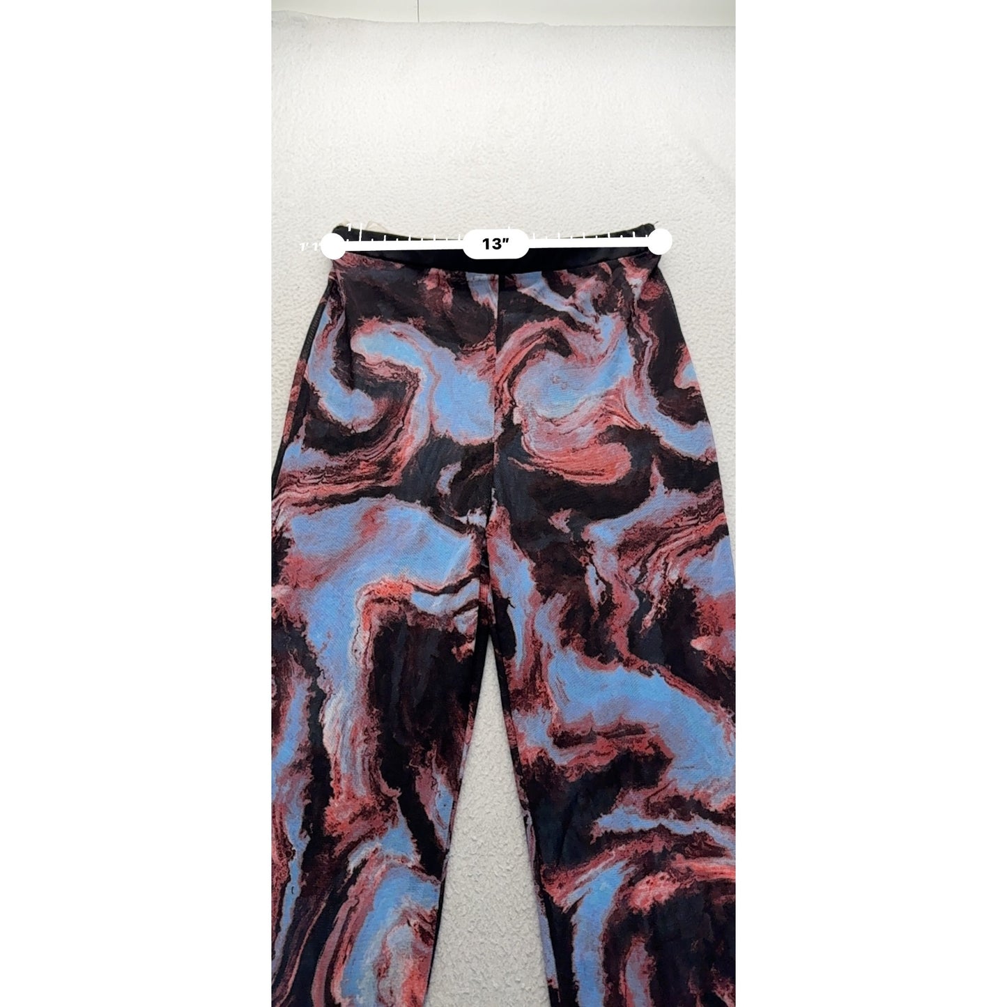Marble Print Stretch Pants #319B