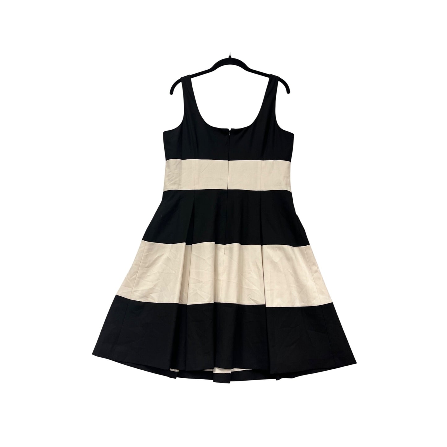 Banana Republic Womens Sleeveless Black & White Striped Dress Size 14 #404A