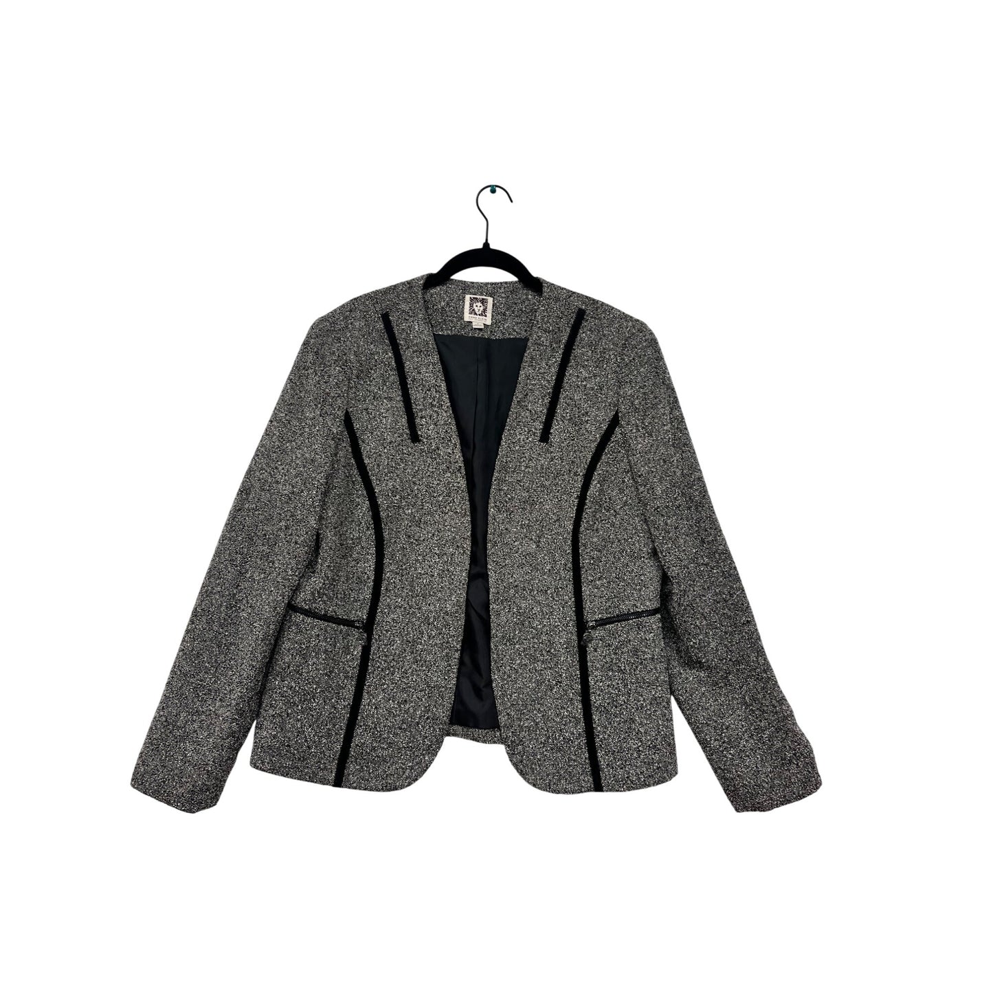 Anne Klein Womens Size 14 Tweed Blazer Jacket #6328