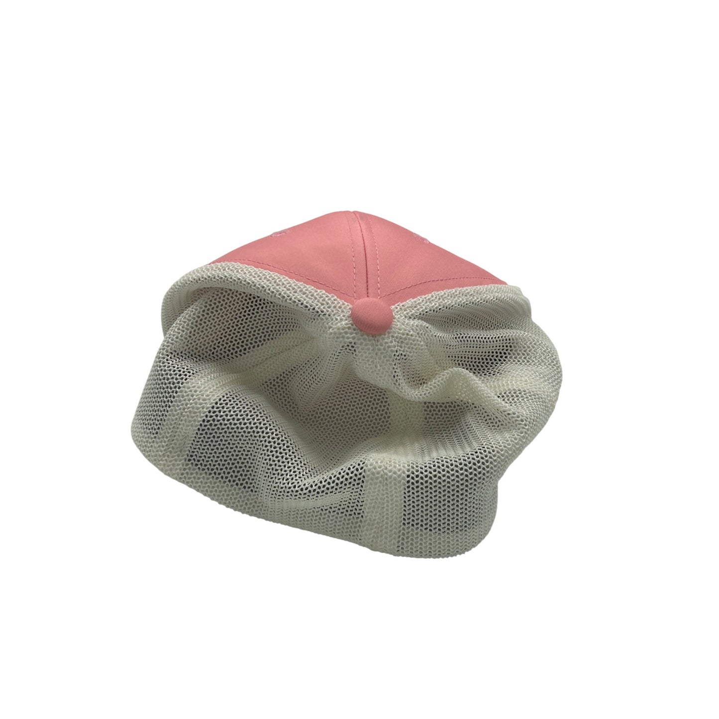 World Wide Sportsman Pink & Yellow Mesh Trucker Hat Adjustable Cap #6640