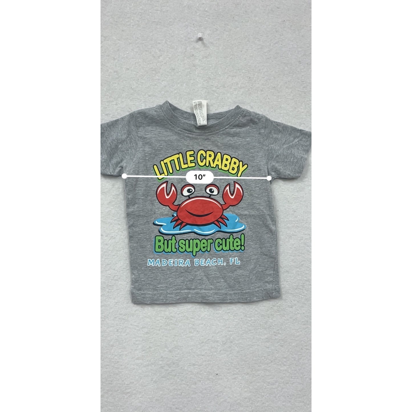 Little Crabby Super Cute Graphic Baby Tee Rabbit Skins 12M #8602