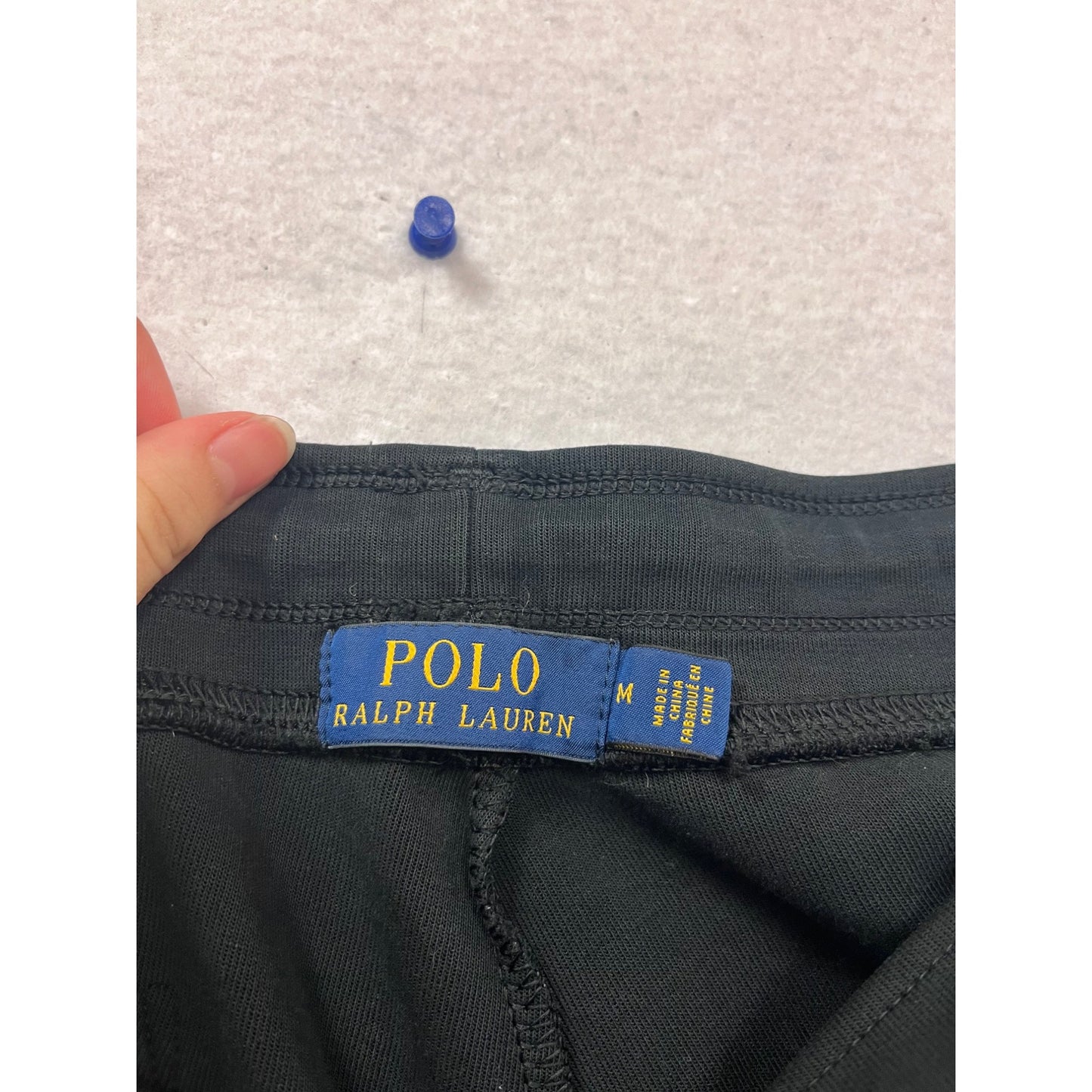 Polo Ralph Lauren Mens Black Jogger Sweatpants Size M #855A