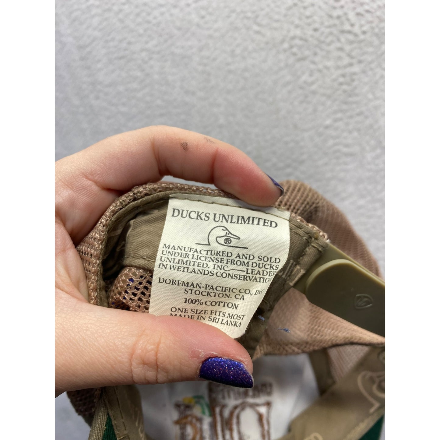 Vintage ducks unlimited SnapBack hat #5768