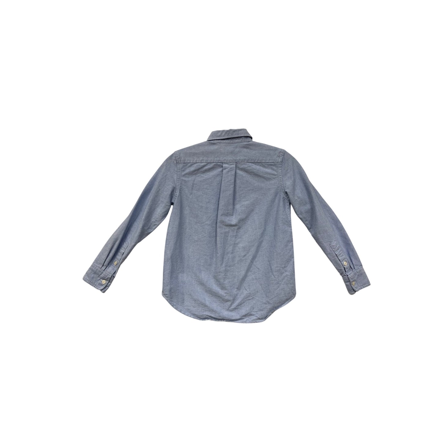 Ralph Lauren Boys Light Blue Button-Down Oxford Shirt Size 8 #6521