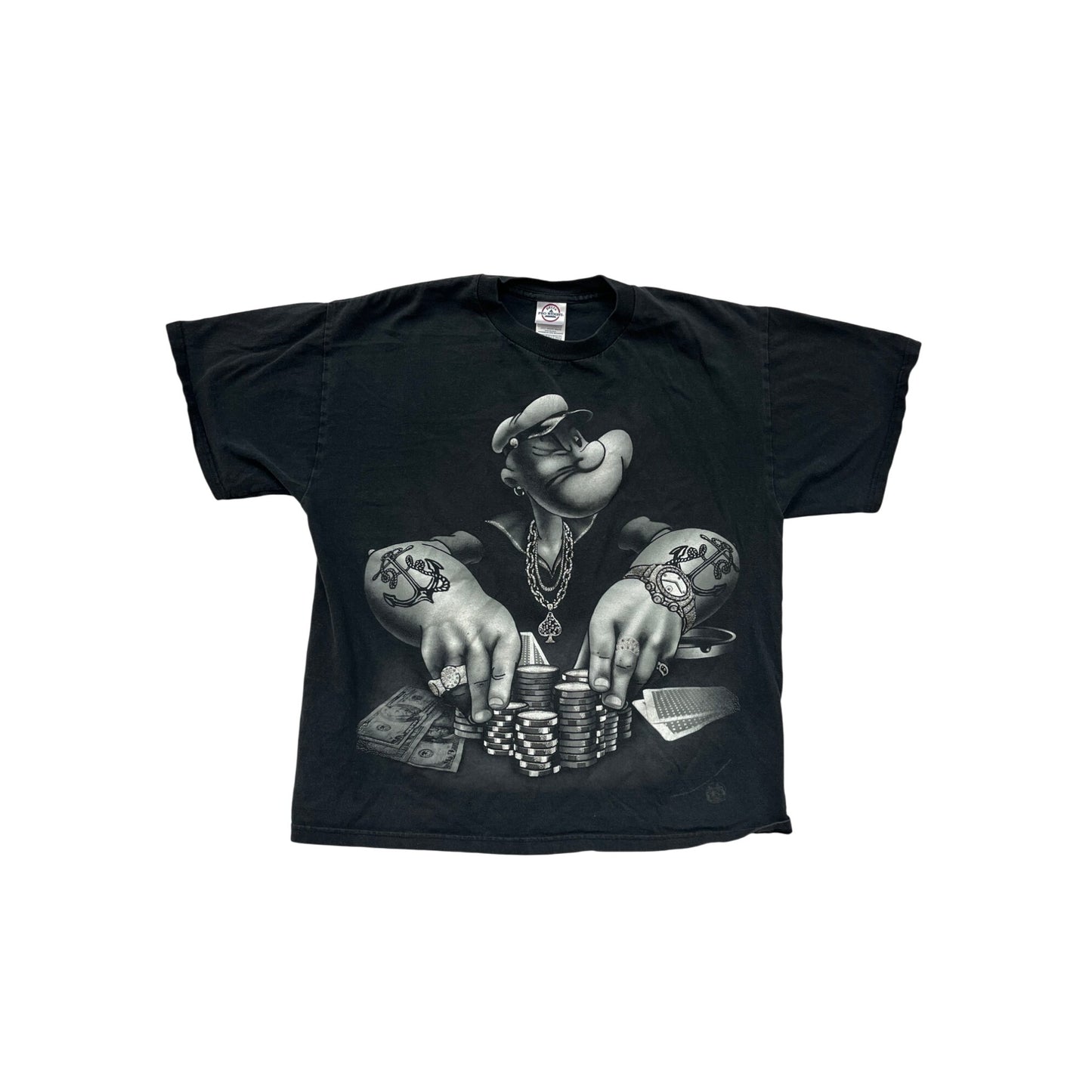 Men’s Vintage Delta Pro Weight Popeye Graphic T-Shirt #2944