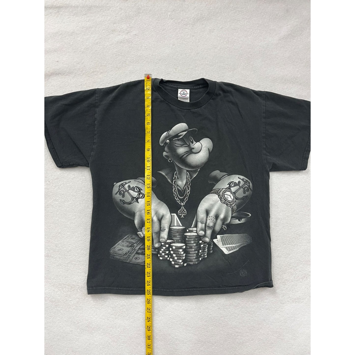Men’s Vintage Delta Pro Weight Popeye Graphic T-Shirt #2944