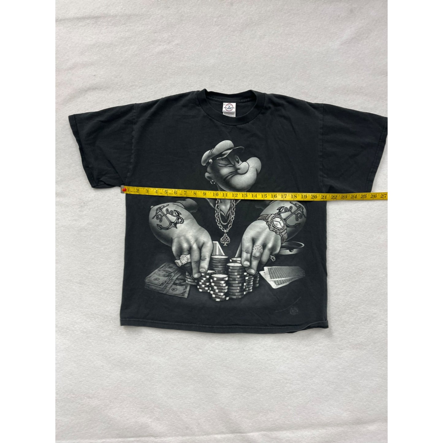Men’s Vintage Delta Pro Weight Popeye Graphic T-Shirt #2944