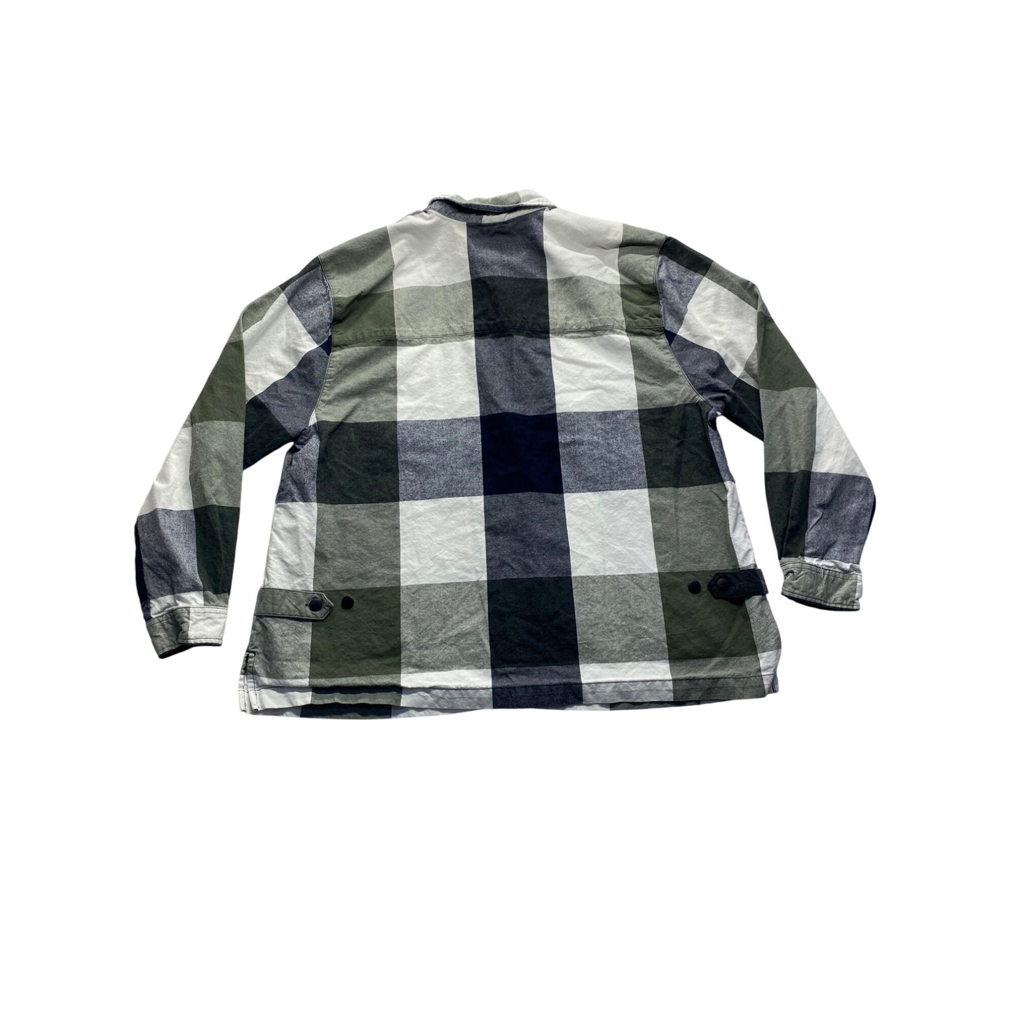 C.J. Banks Womens Vintage Plaid Button-Front Shirt 18W 100% Cotton #7029